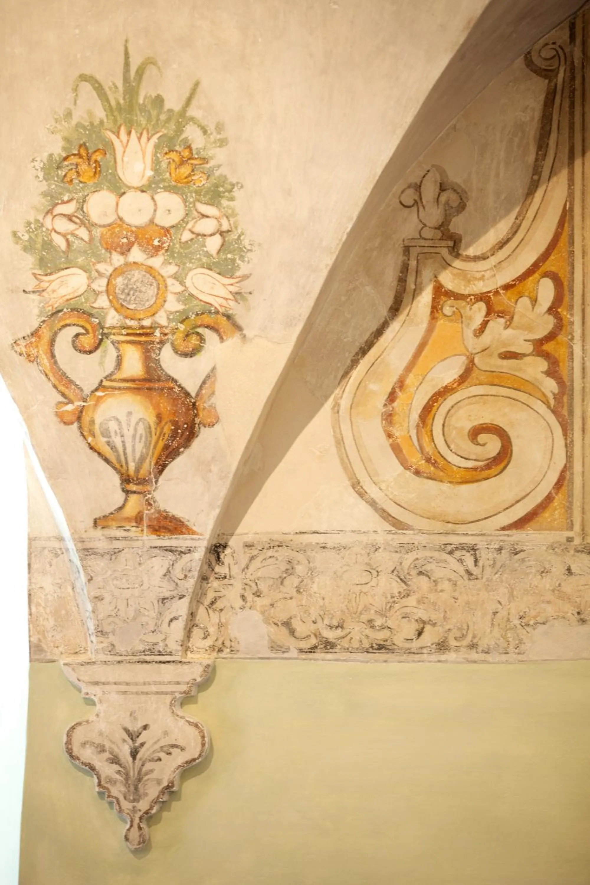 Decorative detail in Antico Convento Dei Cappuccini