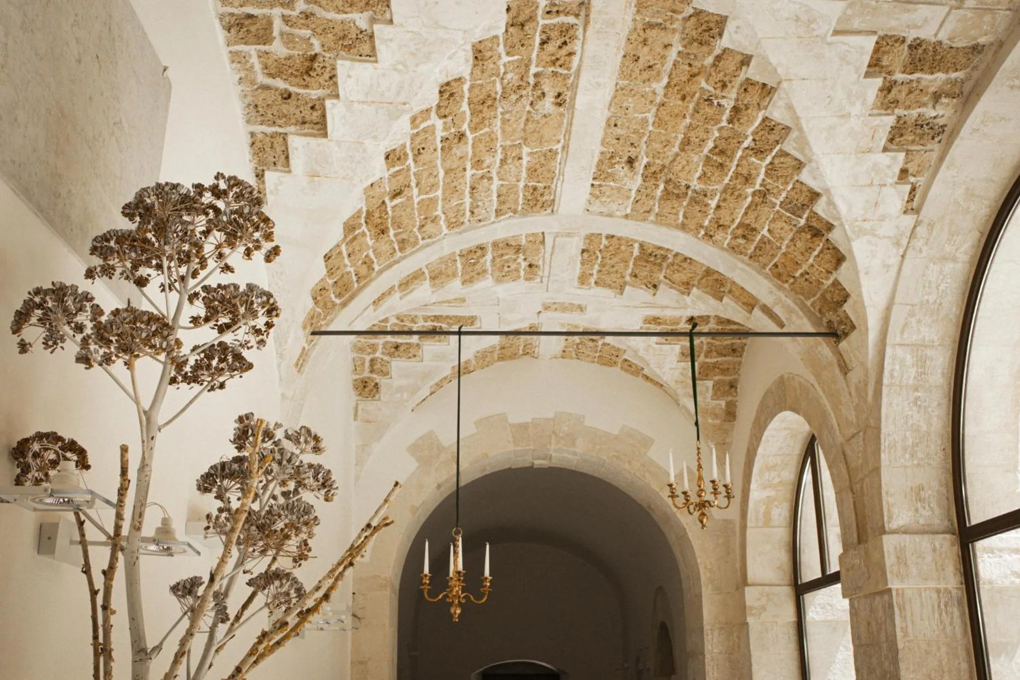 Inner courtyard view in Antico Convento Dei Cappuccini