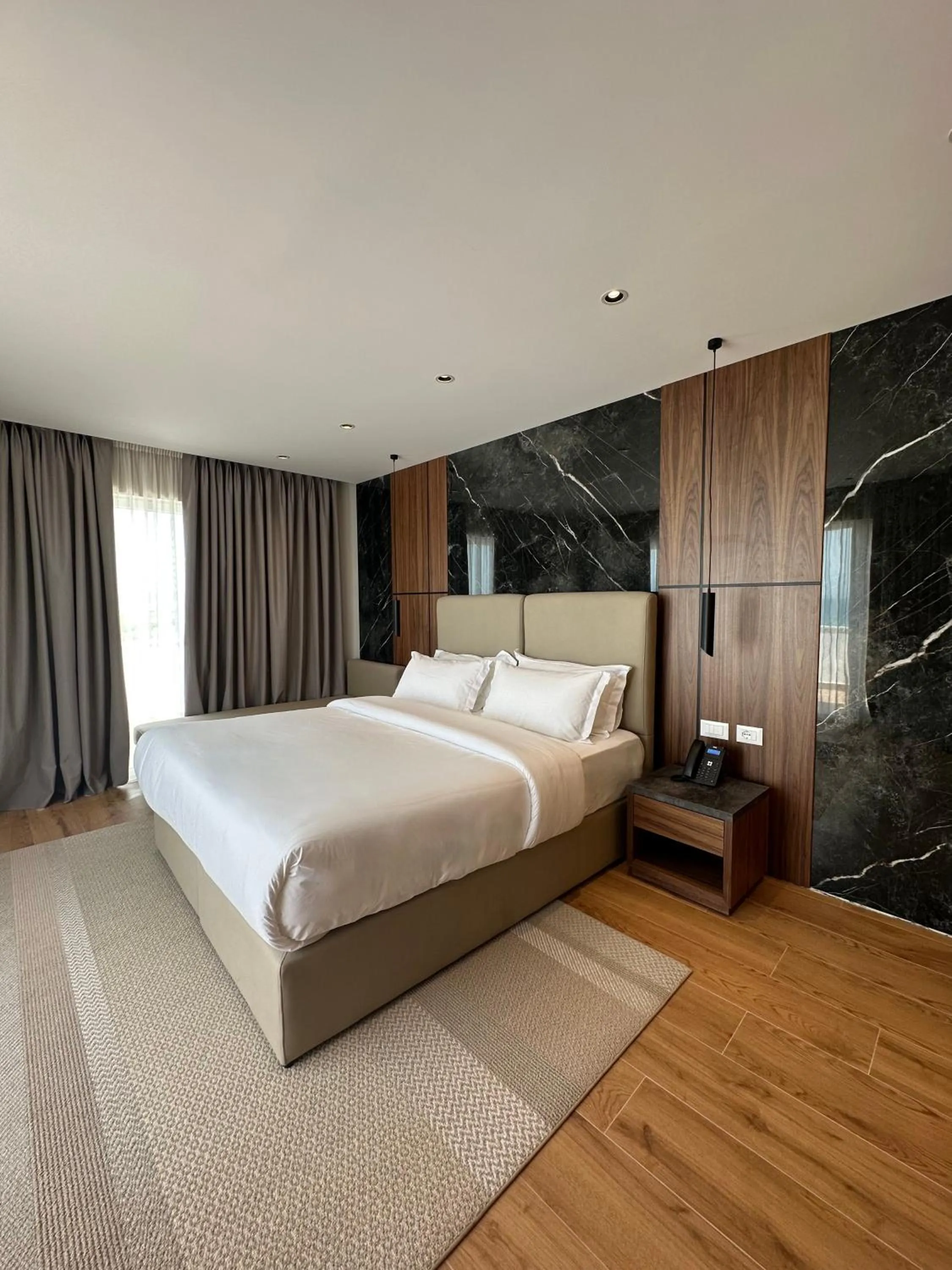 Bed in Klajdi Resort & SPA