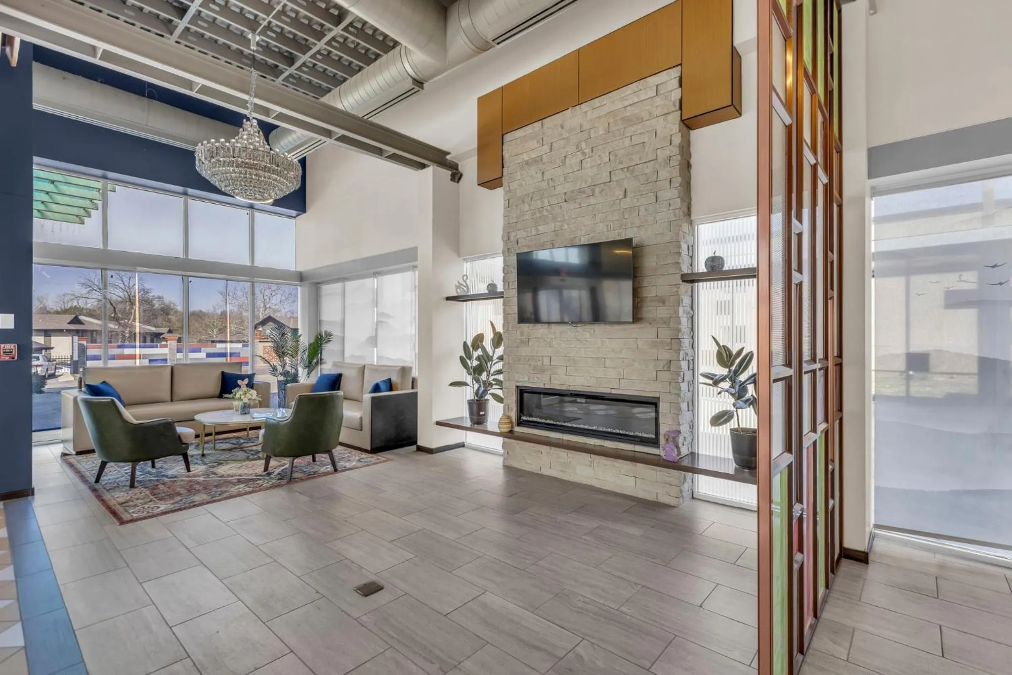 Lobby or reception in KC Inn Hotel Kansas City