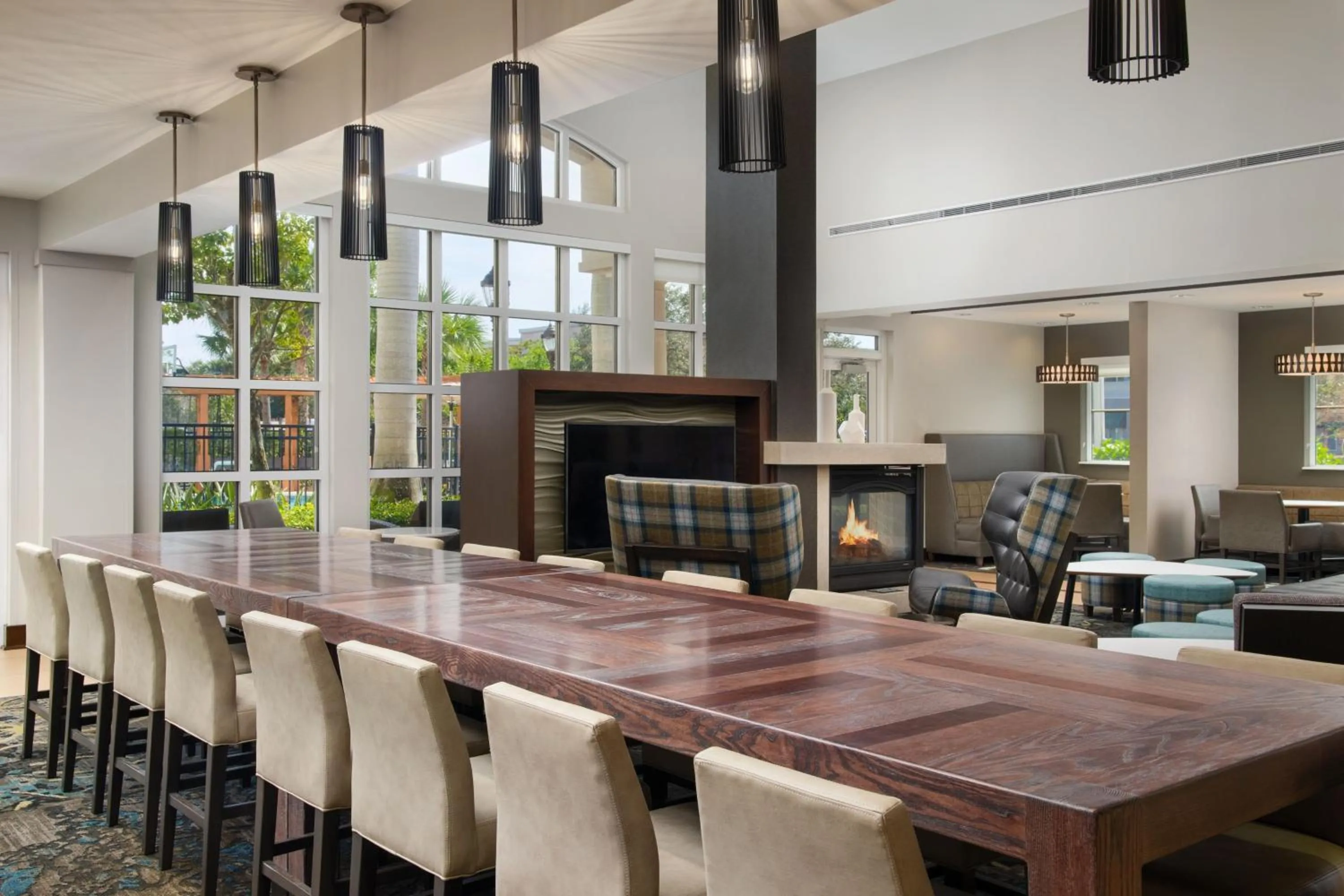 Lobby or reception in Residence Inn by Marriott Fort Myers at I-75 and Gulf Coast Town Center