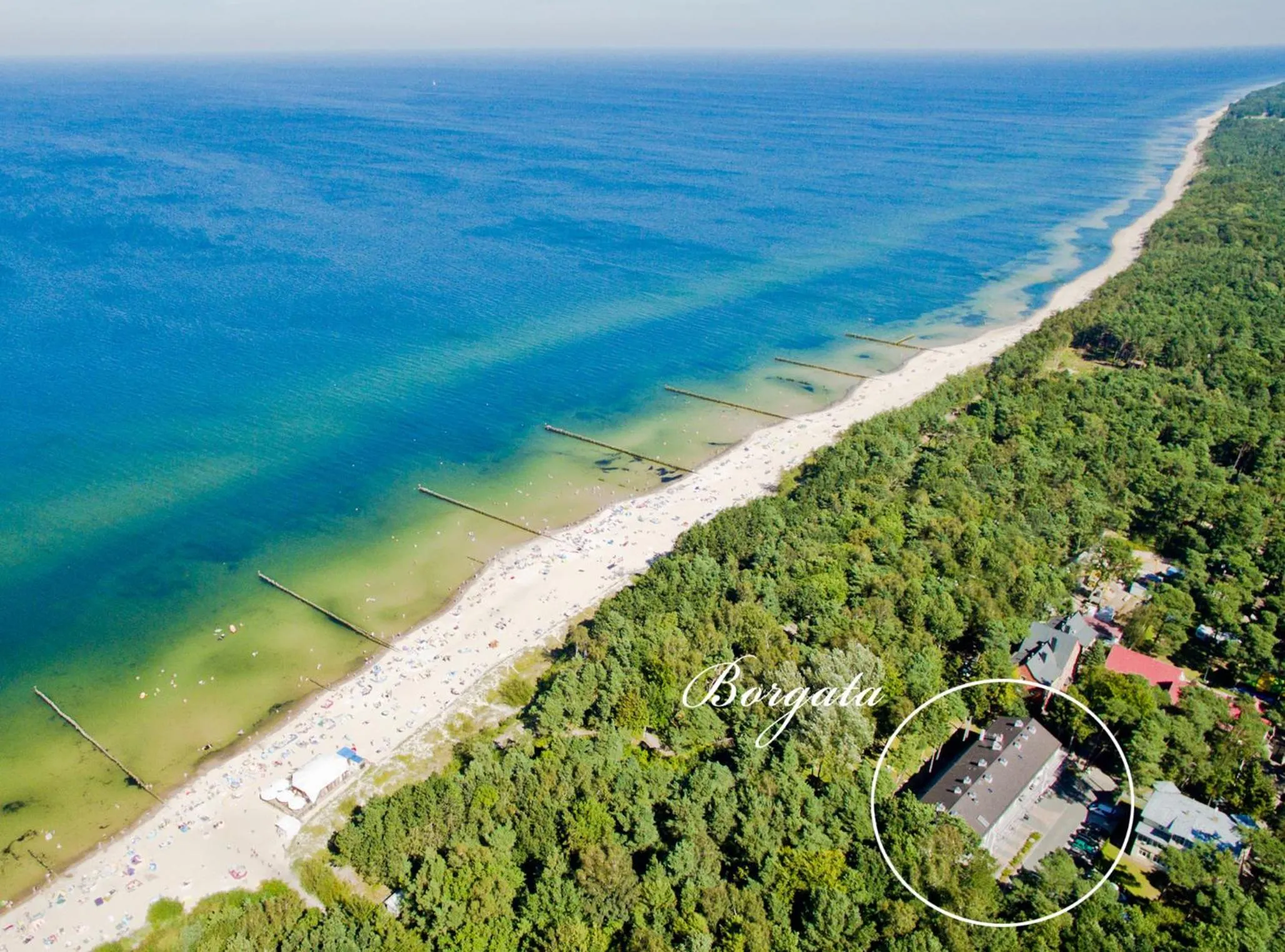 Bird's eye view in Borgata