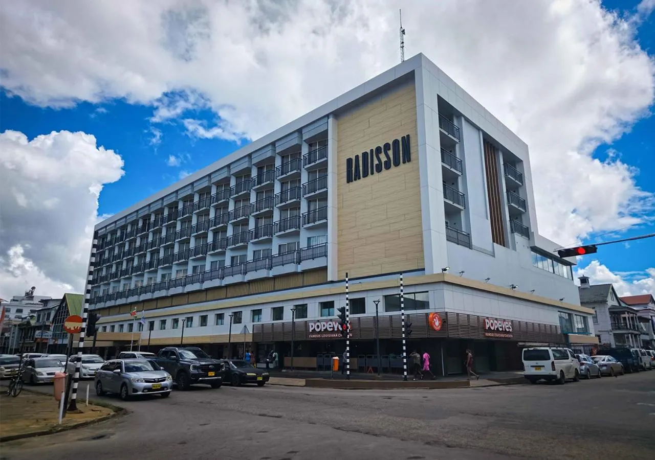 Property building in Radisson Hotel Paramaribo