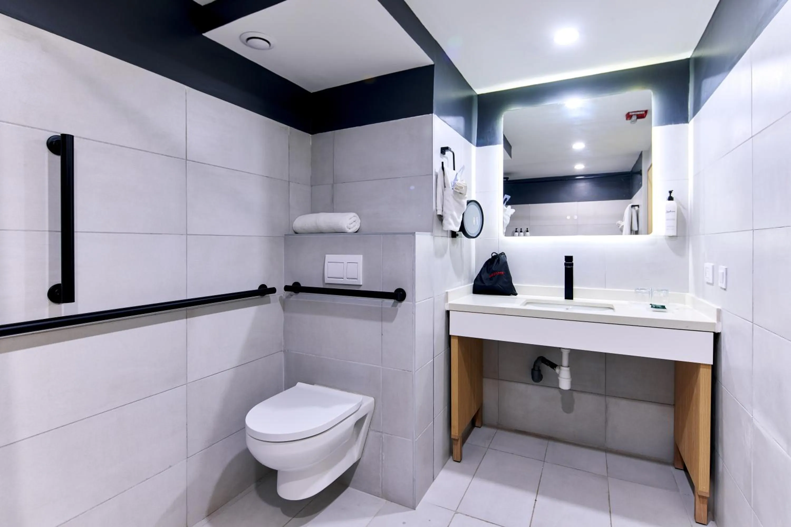 Toilet in Radisson Hotel Paramaribo