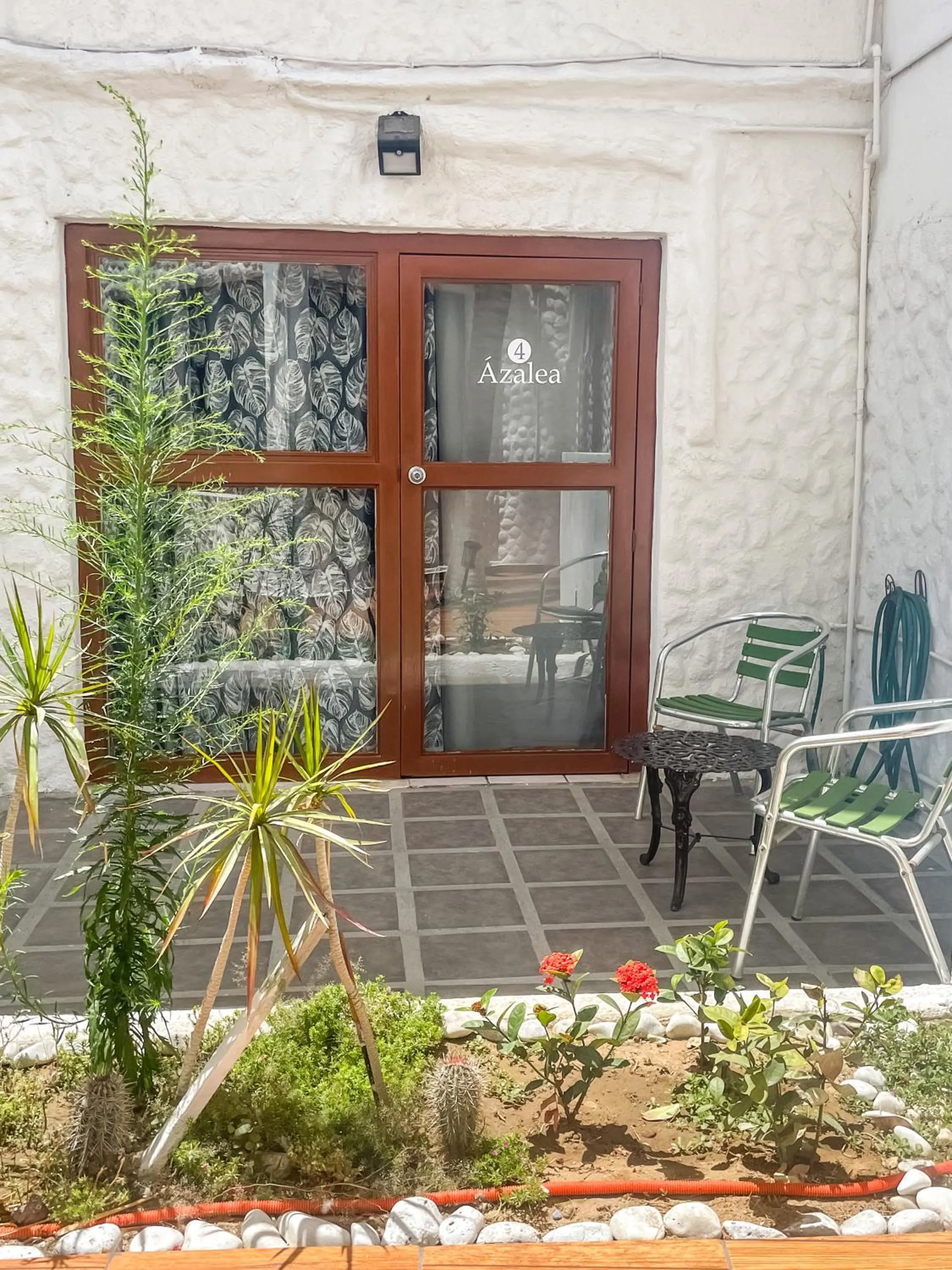 Patio in Hotel Allende