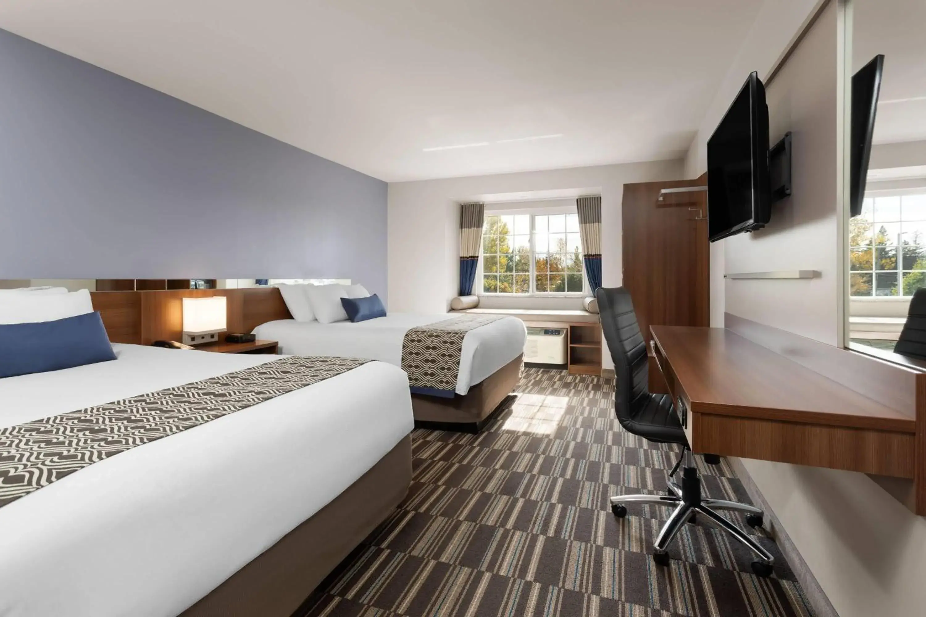 Deluxe Queen Room with Two Queen Beds - Disability Access - Non-Smoking in Microtel Inn & Suites Sault Ste. Marie Deluxe Queen Room with Two Queen Beds - Disability Access - Non-Smoking in Microtel Inn & Suites Sault Ste. Marie