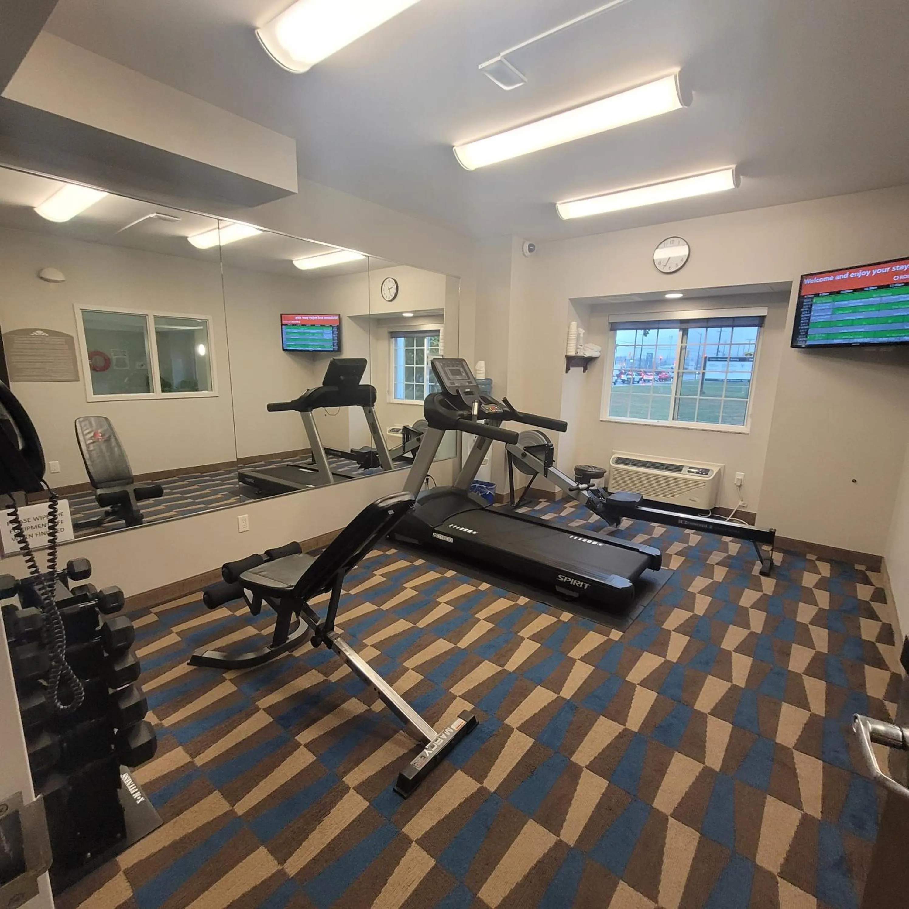 Fitness centre/facilities in Microtel Inn & Suites Sault Ste. Marie