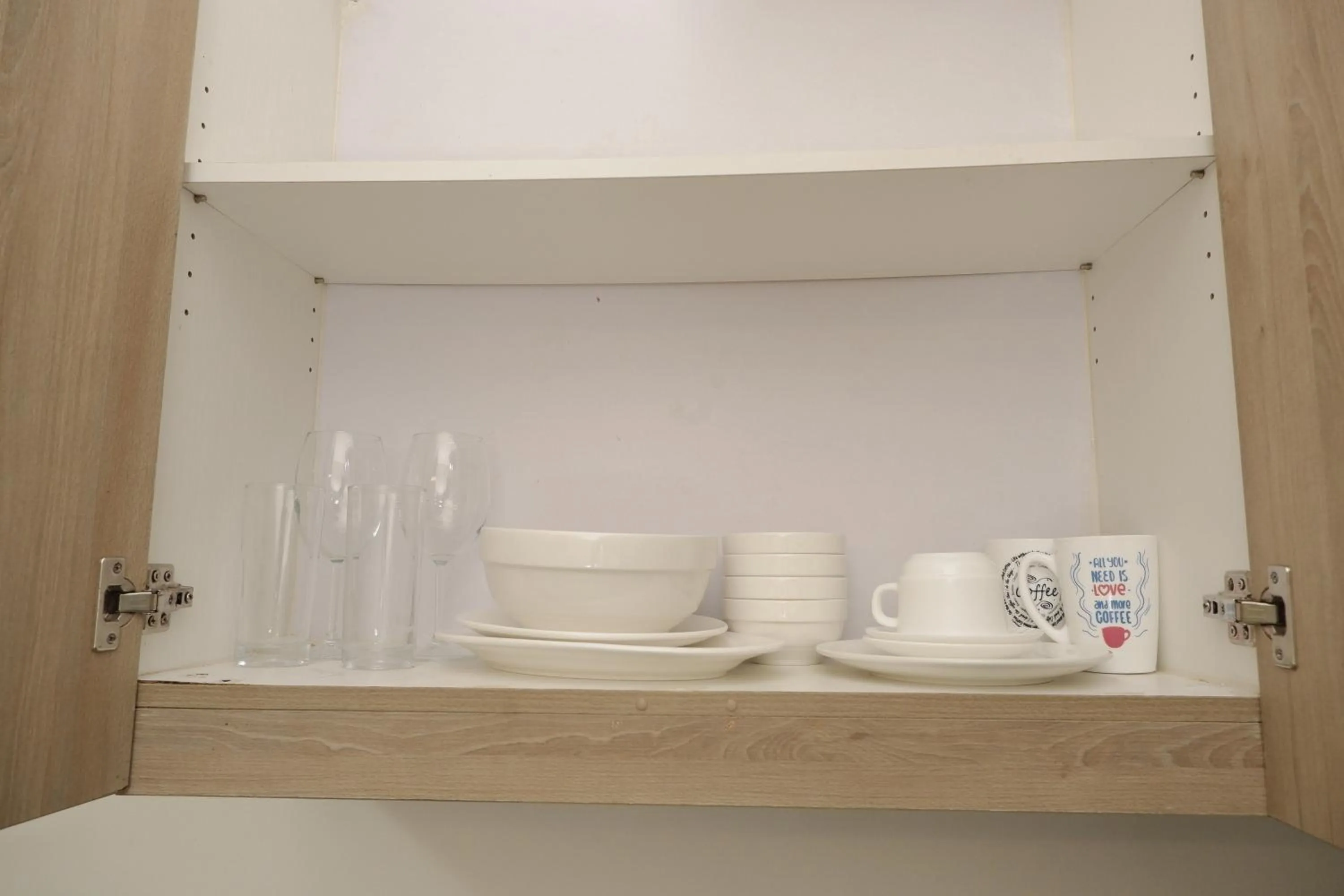 Kitchen or kitchenette in Shore Residences MOA Dynastel Staycation