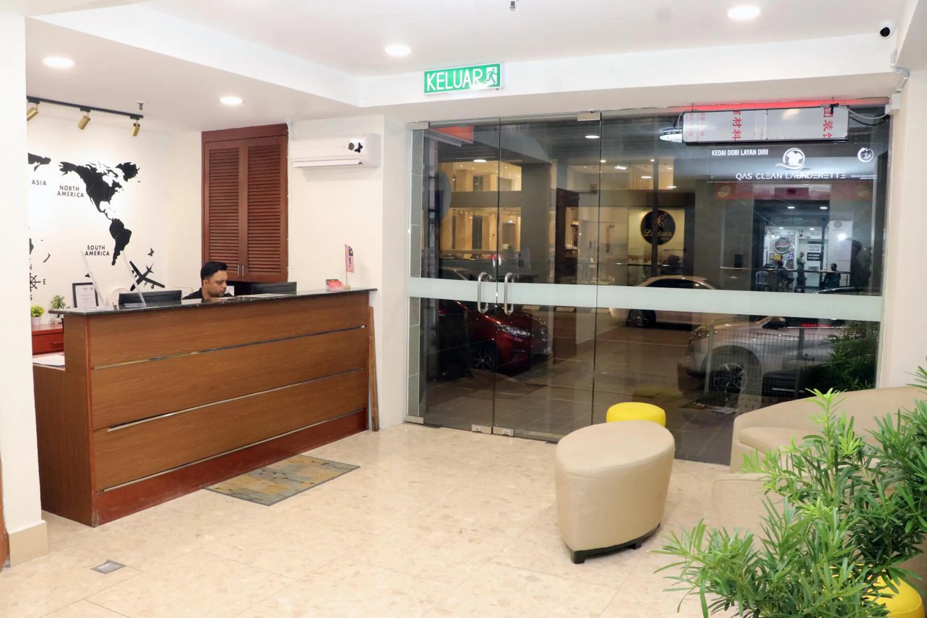 Lobby or reception in Hotel Seri Putra