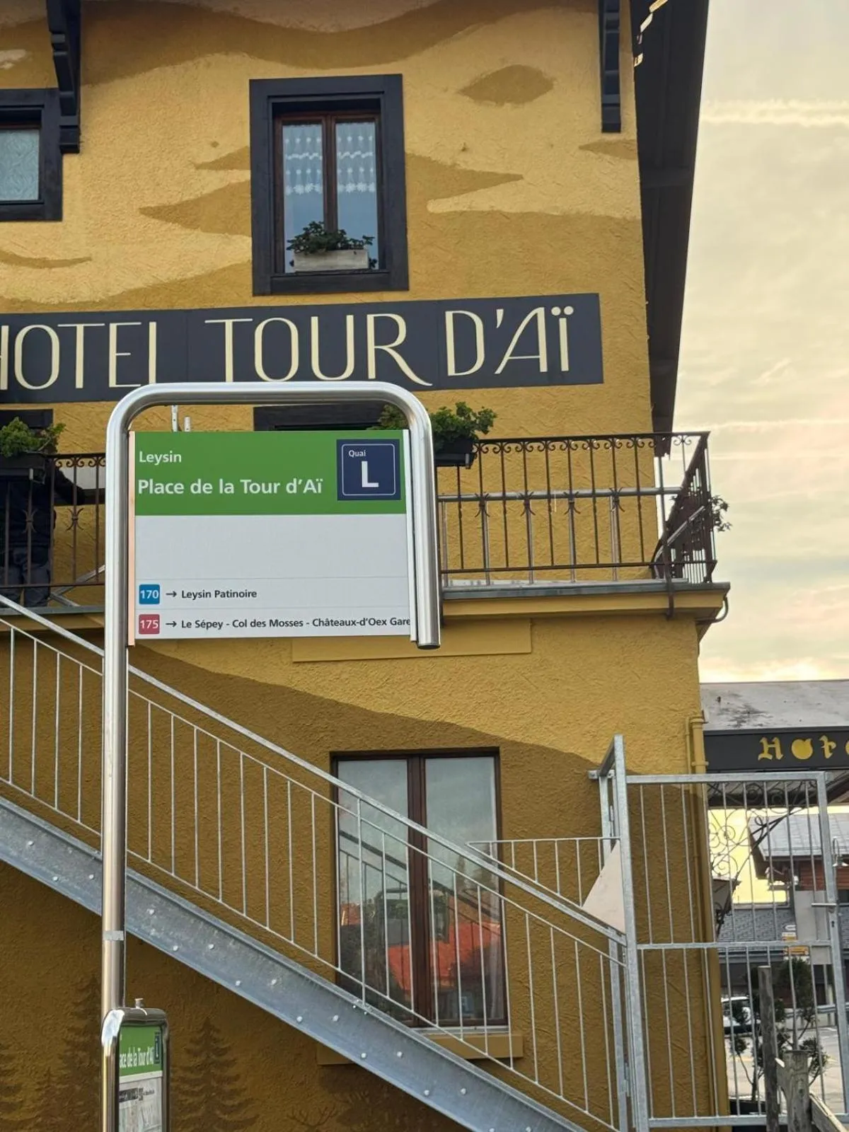 Property building in Hotel La Tour d'Aï