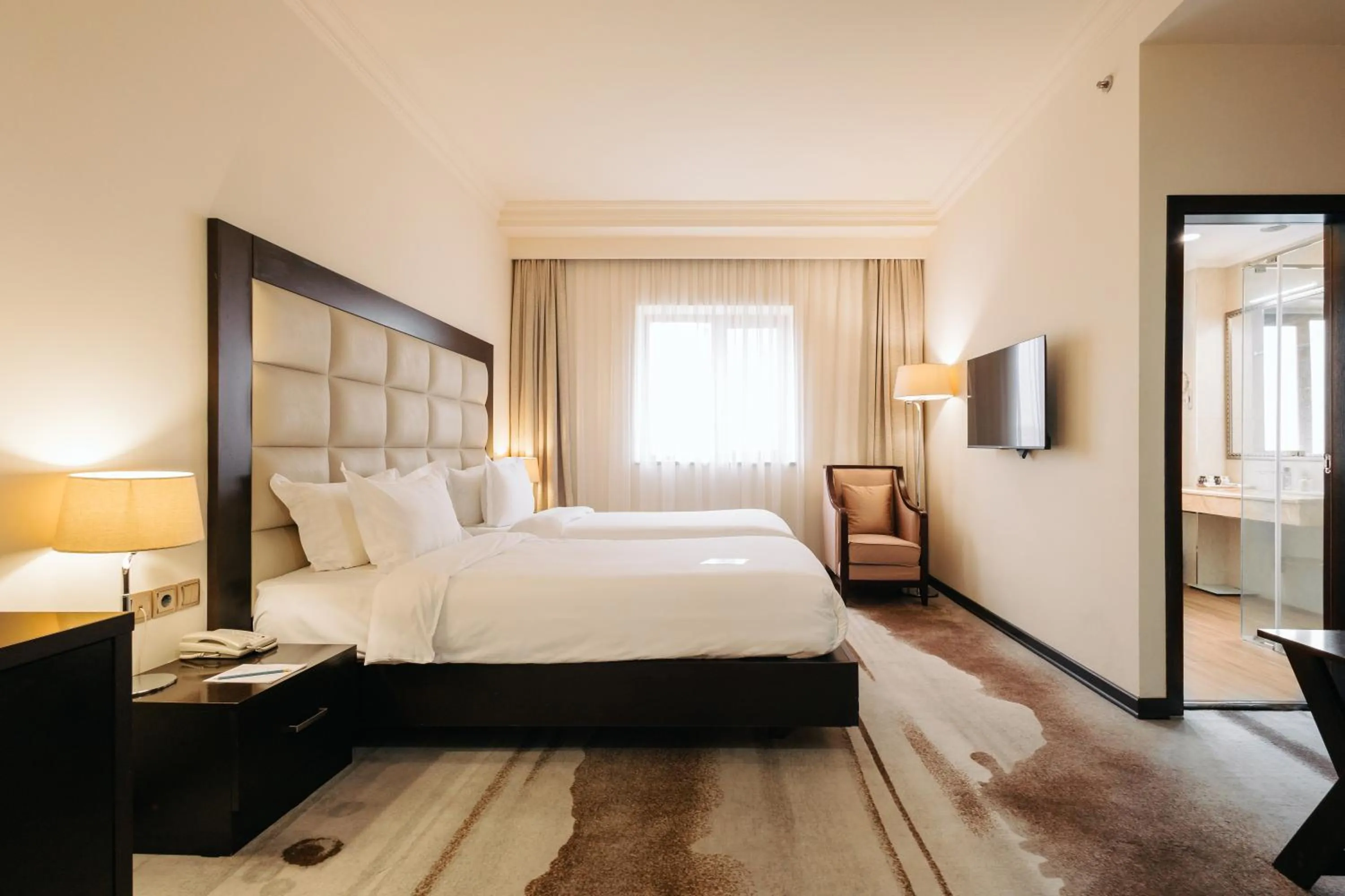 Bed in Paris Hotel Yerevan