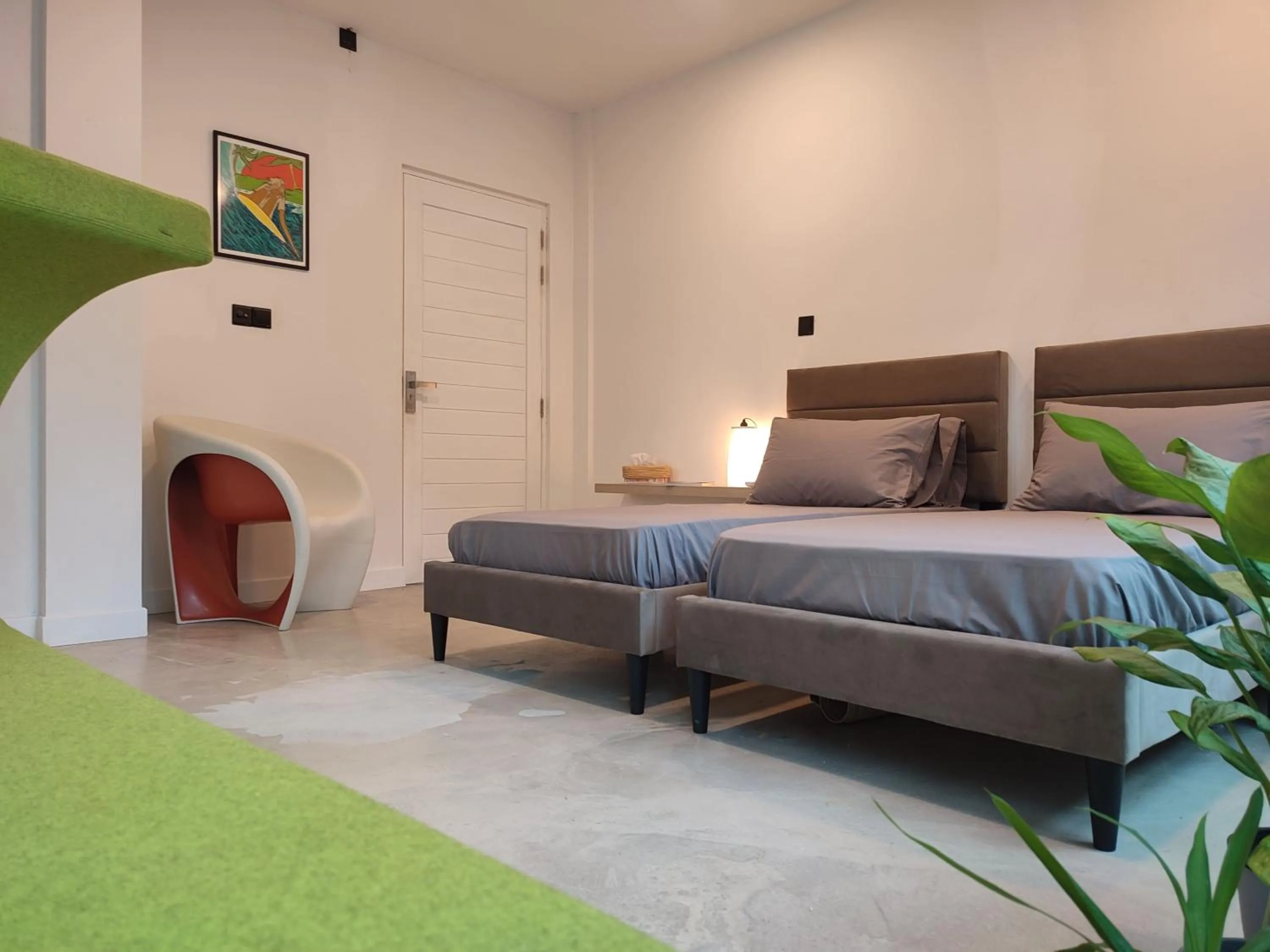 Bed in EQ SURF RETREAT