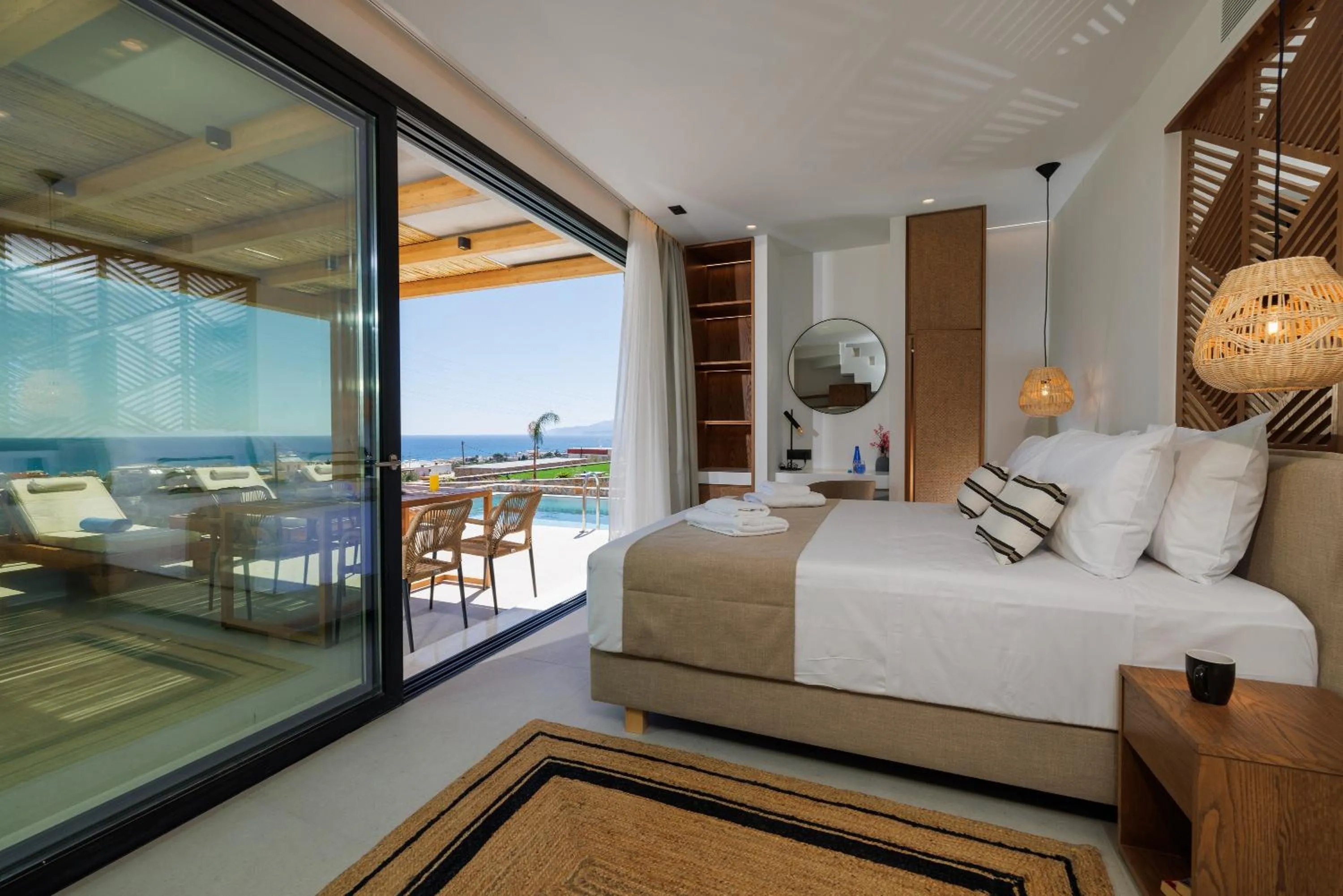 Bed in Deos Luxury Suites - Adults Only