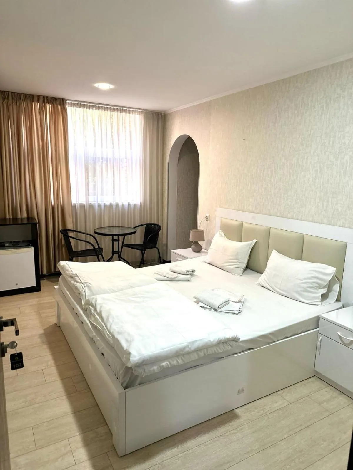 Bed in Red Fox Guesthouse