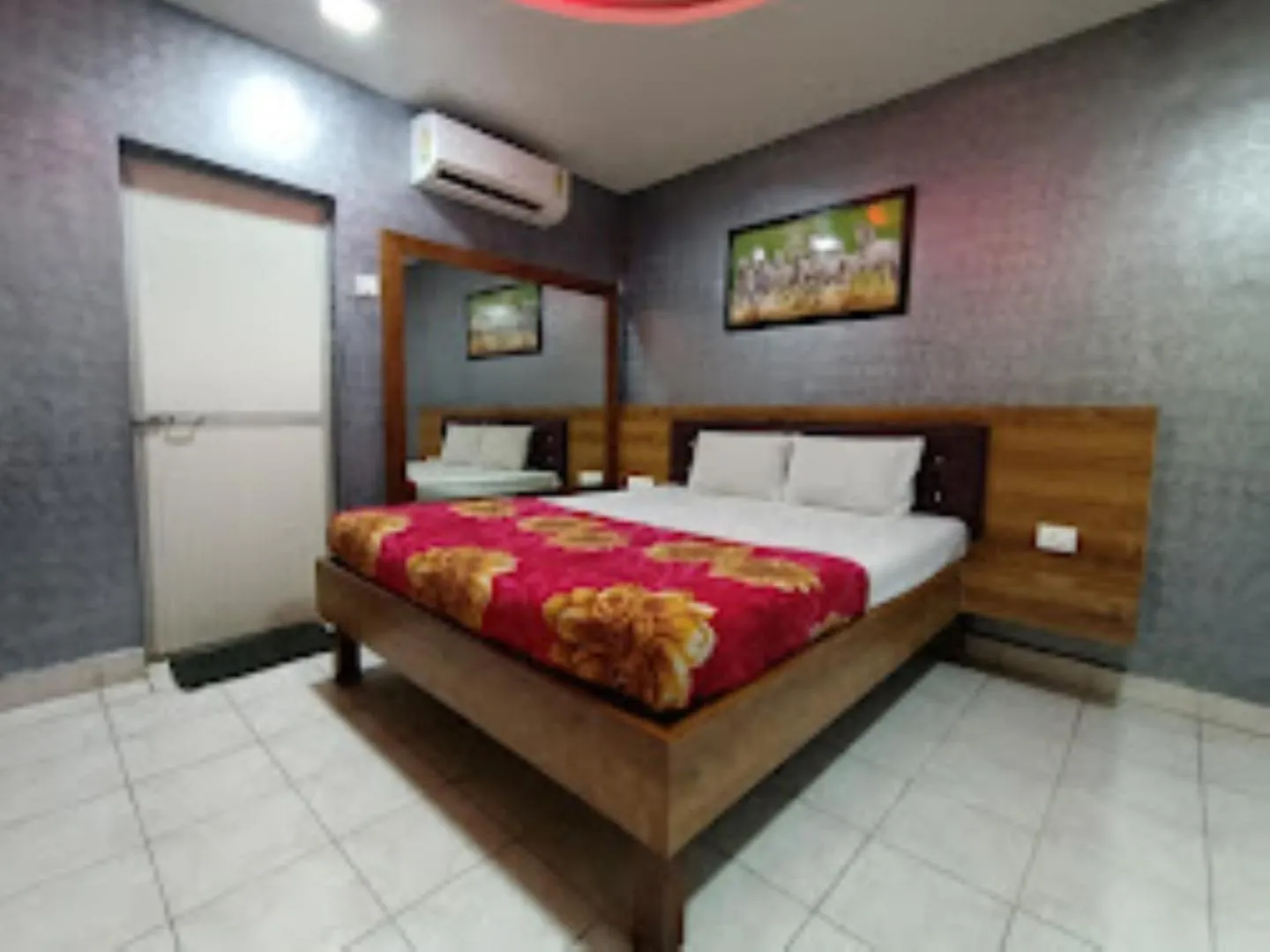 Bed in White Sand Resort Manori Mumbai