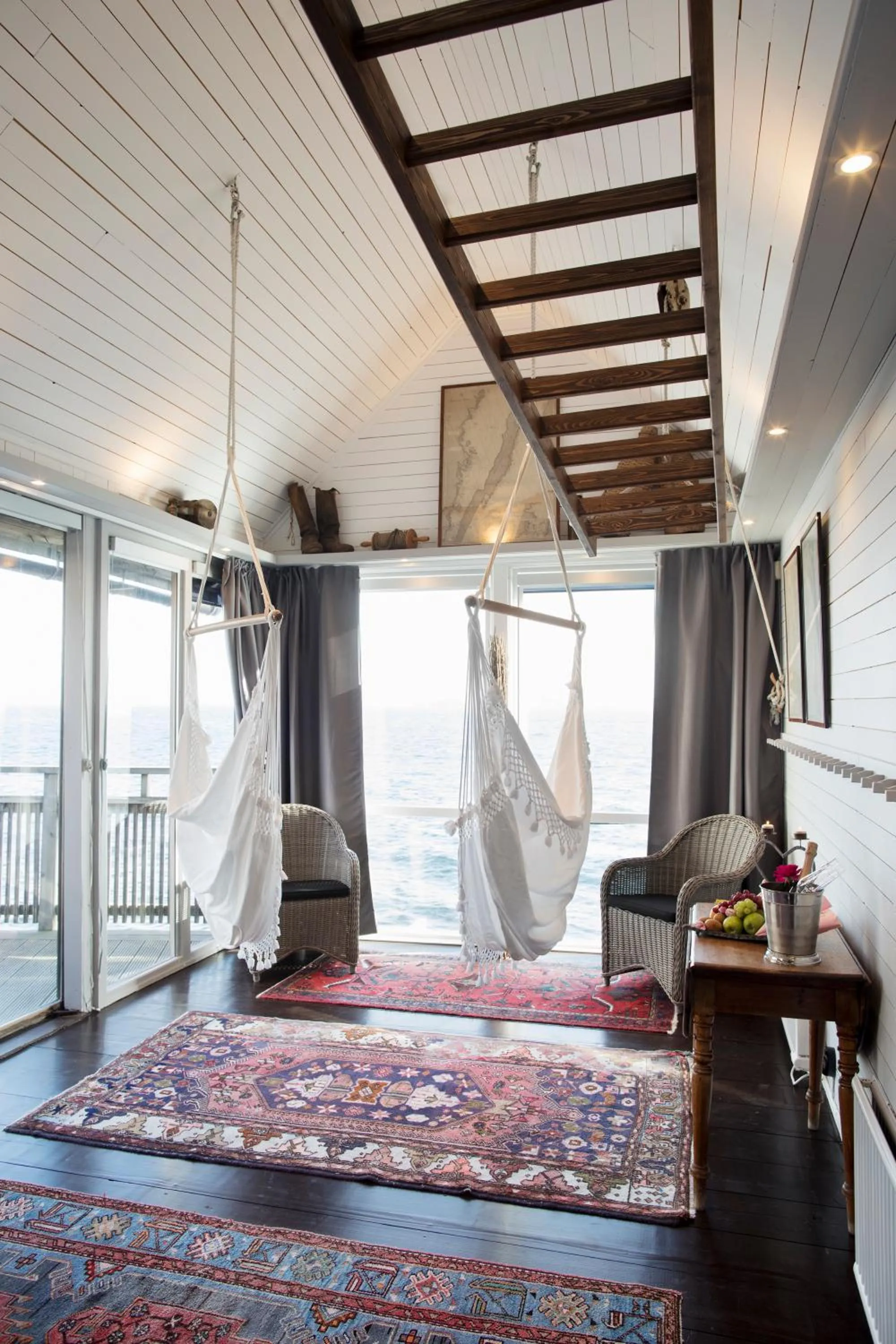 Photo of the whole room, Bed in Strandflickornas Husen invid Havet