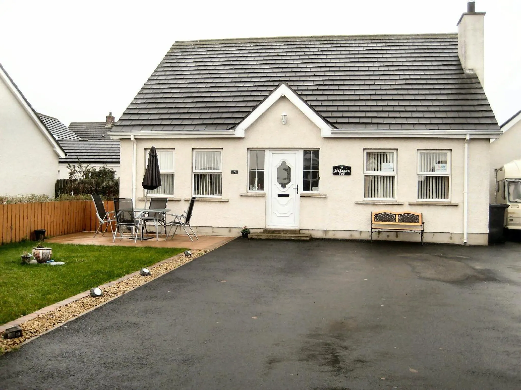 Patio in Glen Haven Bed and Breakfast