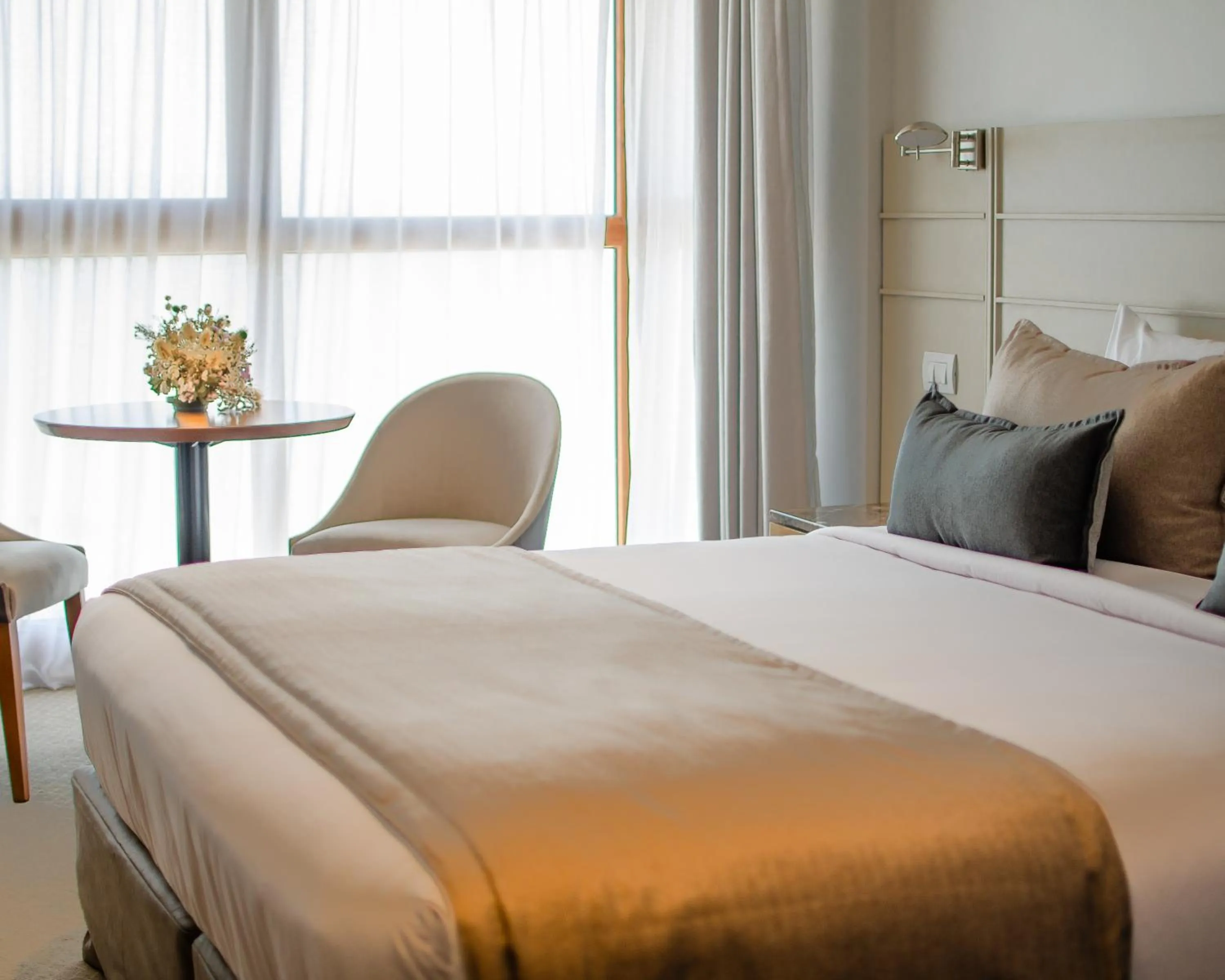 Bed in HOTEL KONKE MAR DEL PLATA