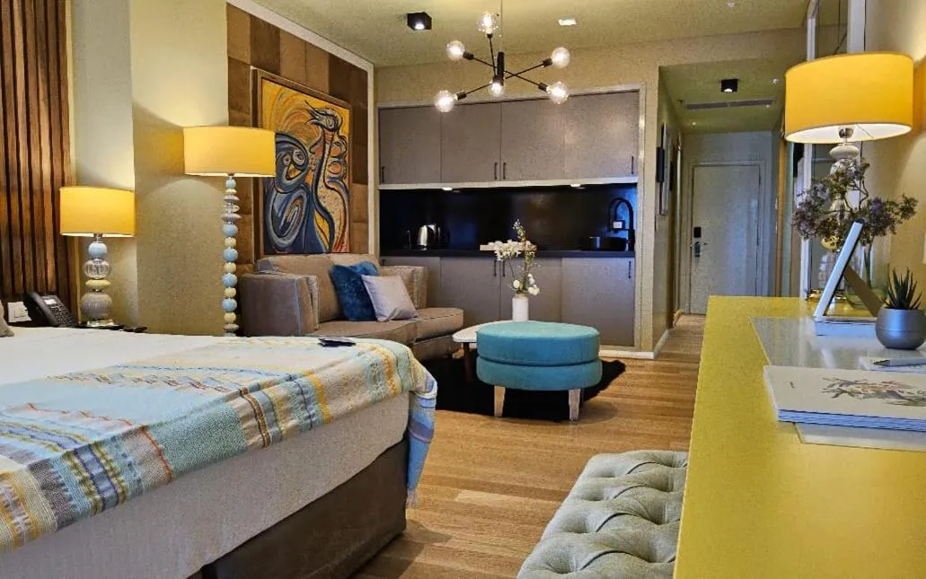 Bed in HOTEL KONKE MAR DEL PLATA