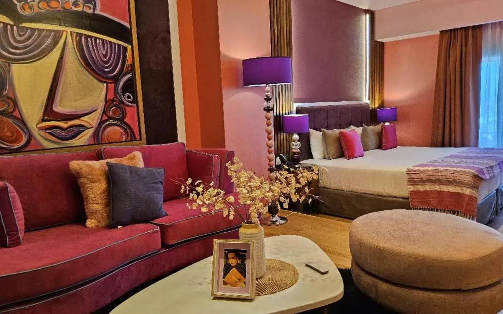 Bed in HOTEL KONKE MAR DEL PLATA