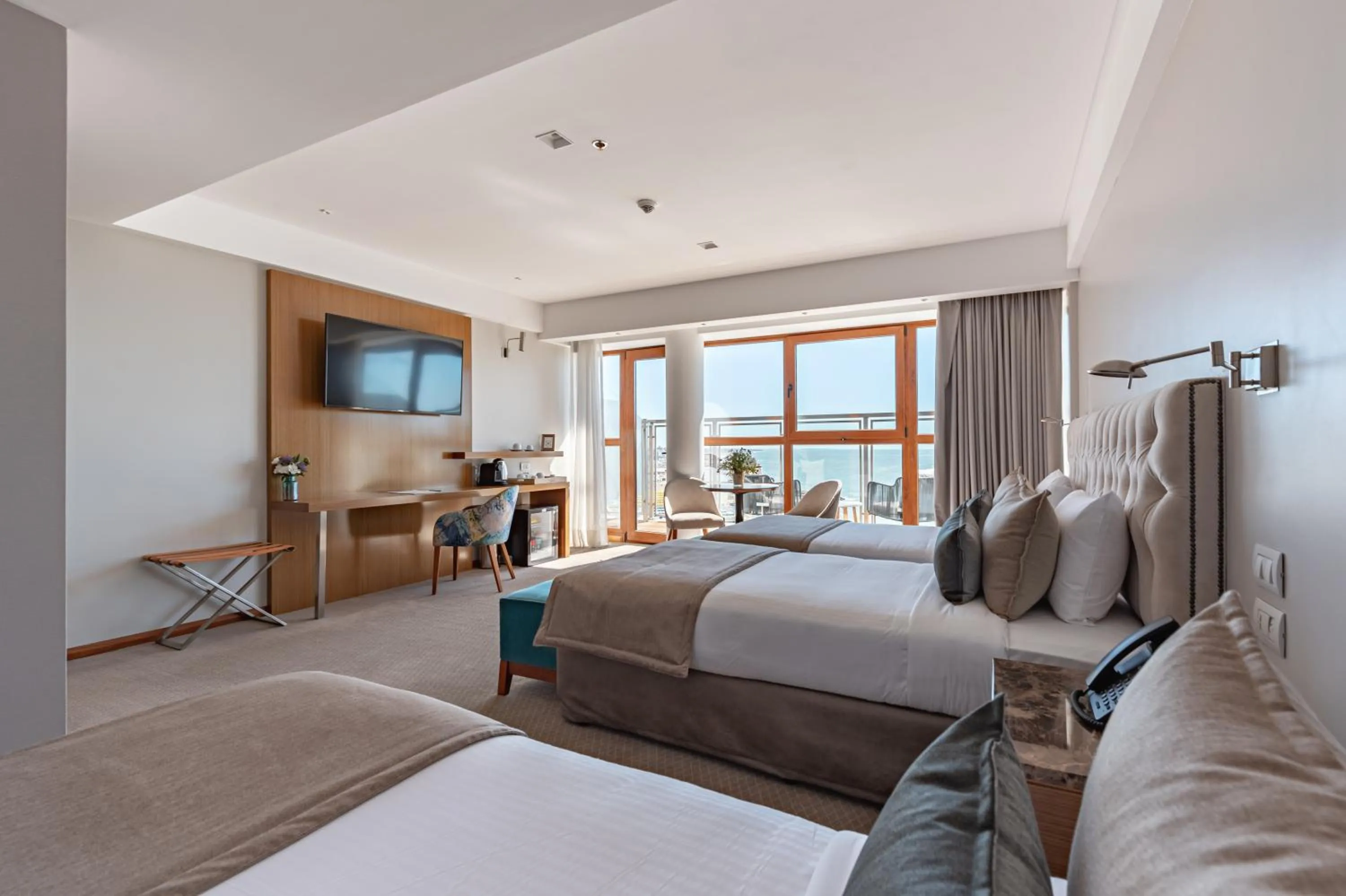 Bed in HOTEL KONKE MAR DEL PLATA