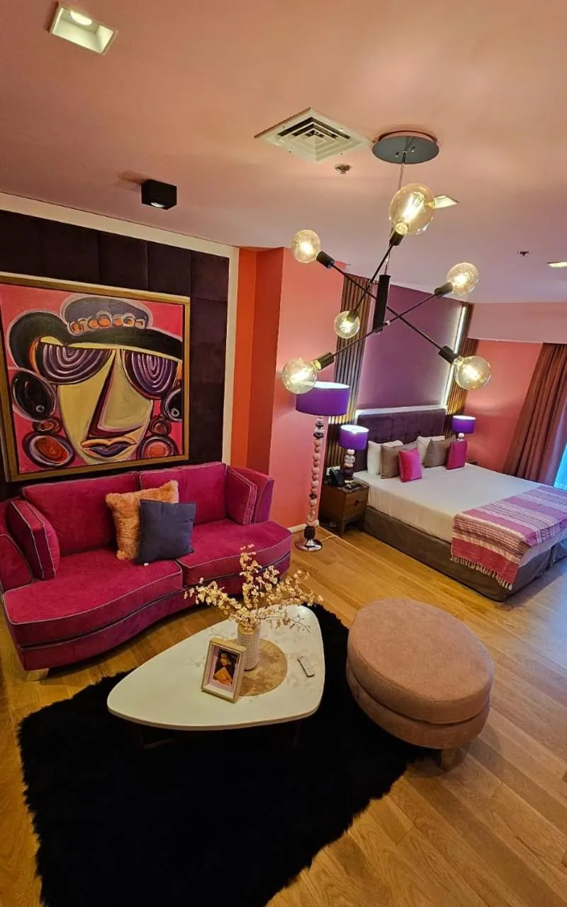 Bed in HOTEL KONKE MAR DEL PLATA