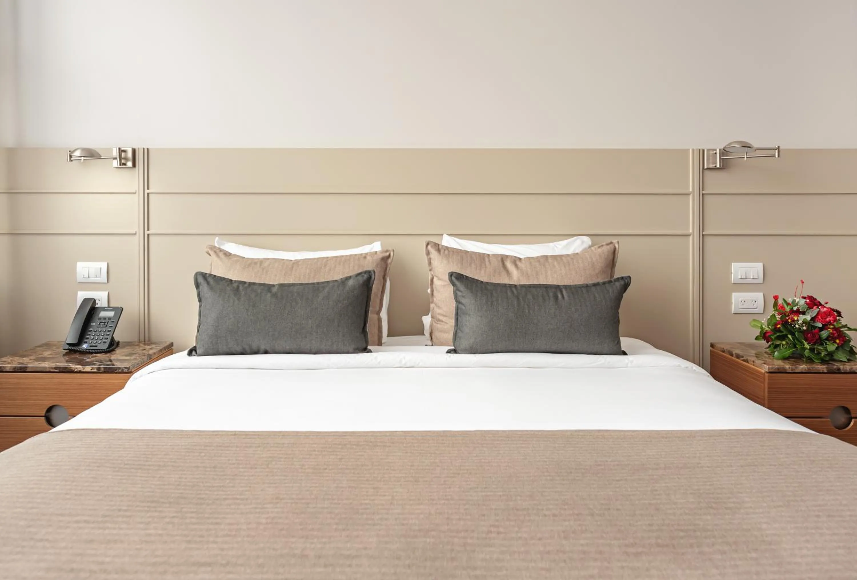 Bed in HOTEL KONKE MAR DEL PLATA