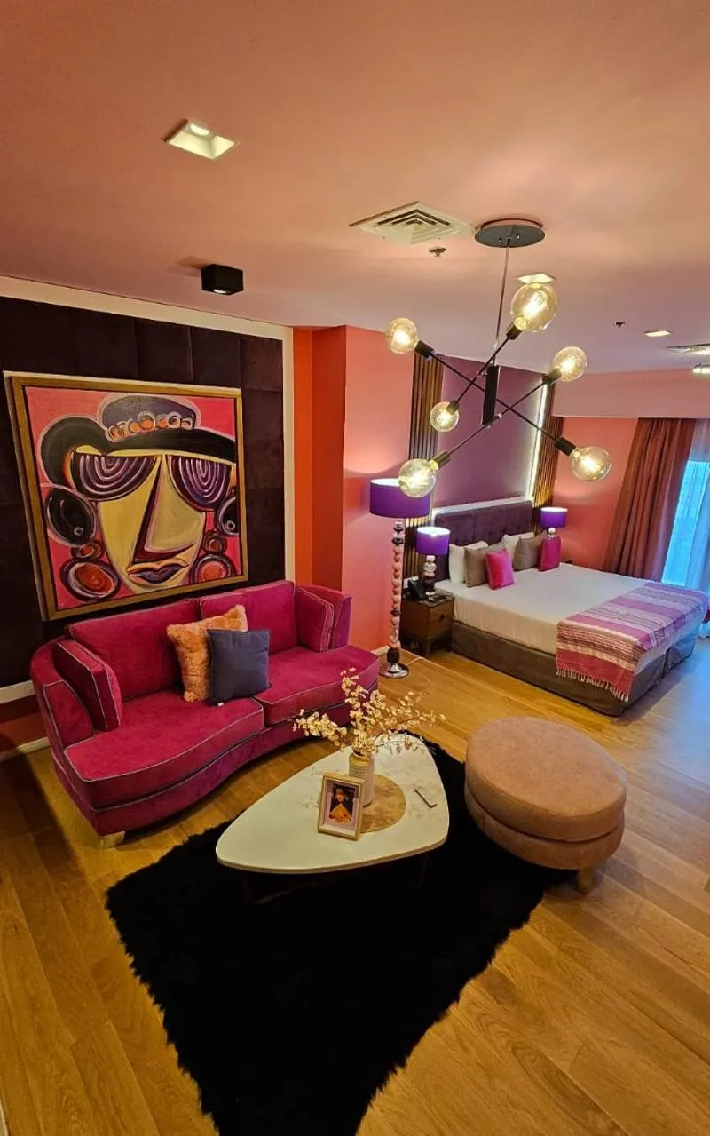 Bed in HOTEL KONKE MAR DEL PLATA