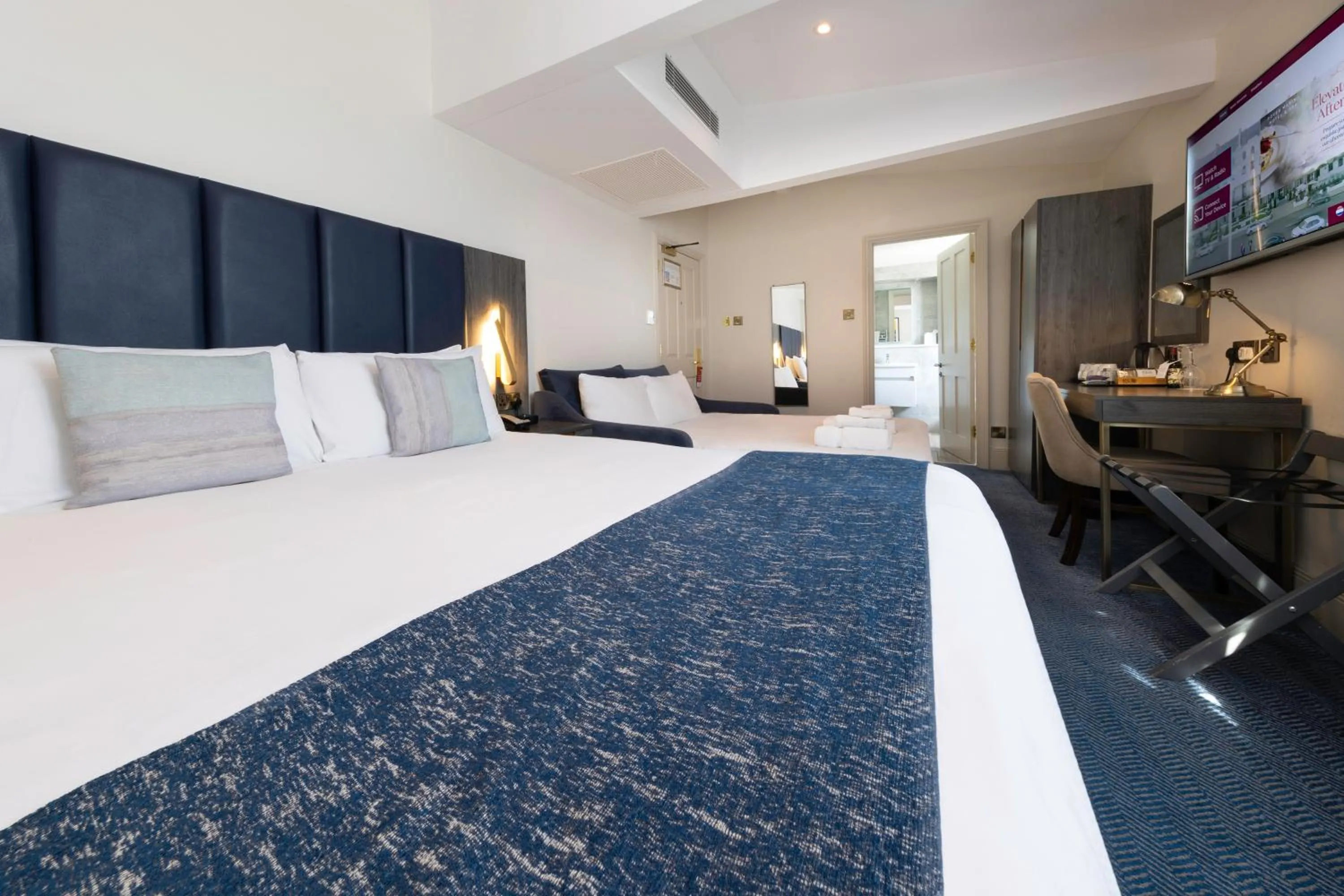 View (from property/room), Bed in Dover Marina Hotel & Spa, Tapestry Collection by Hilton