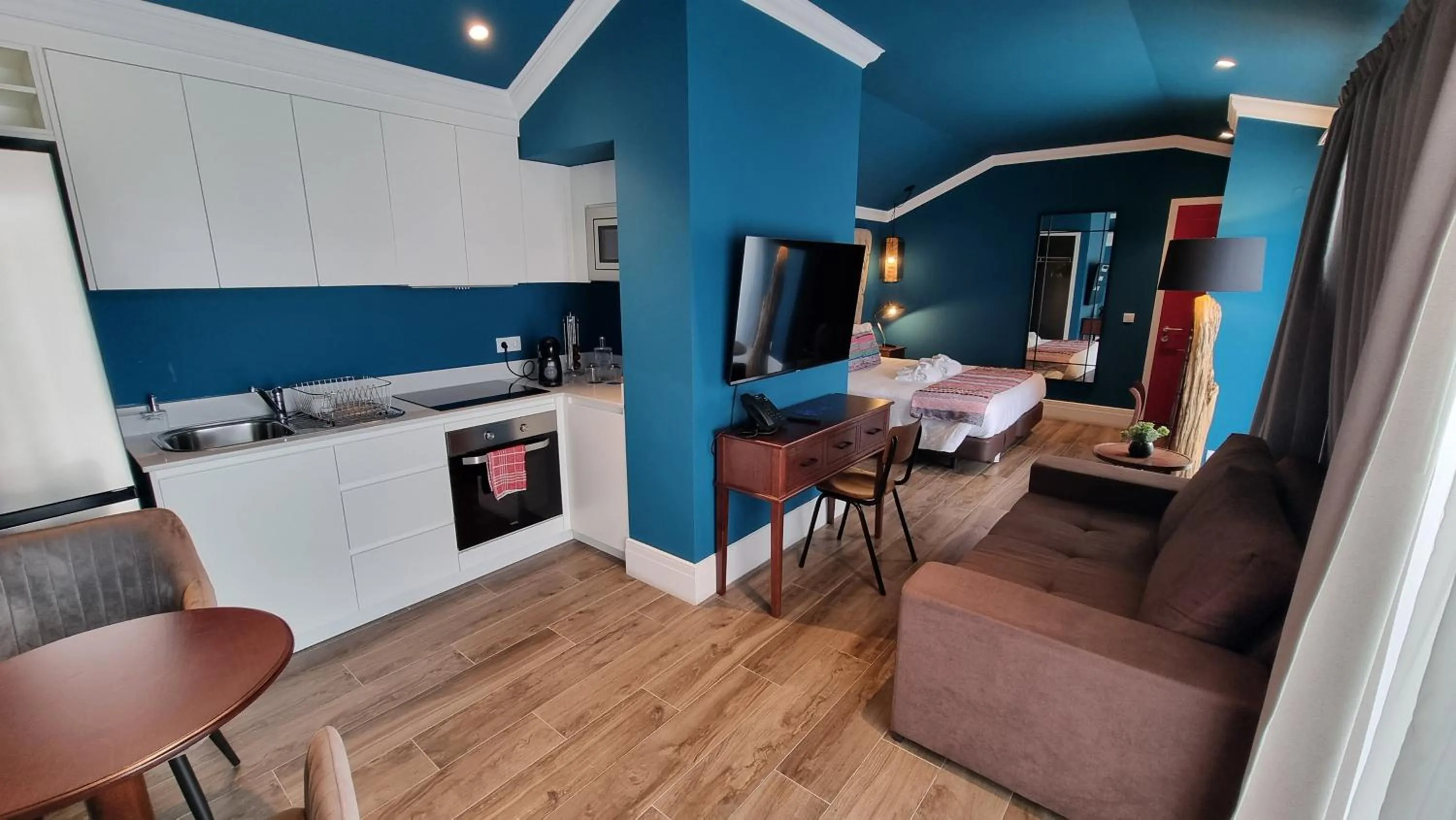 Kitchen or kitchenette in Açores Autêntico Boutique Hotel