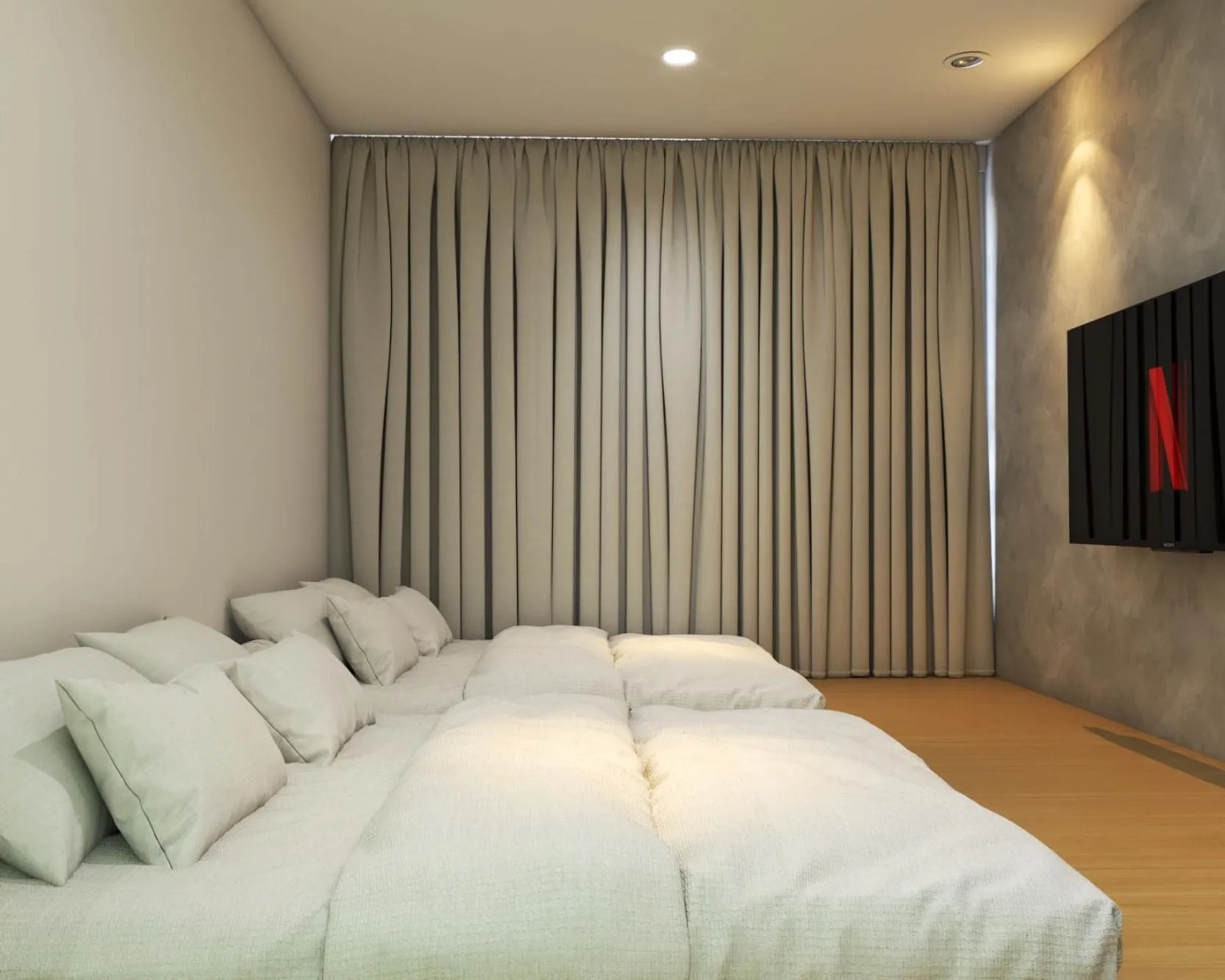 Bed in Double H Boutique Hotel