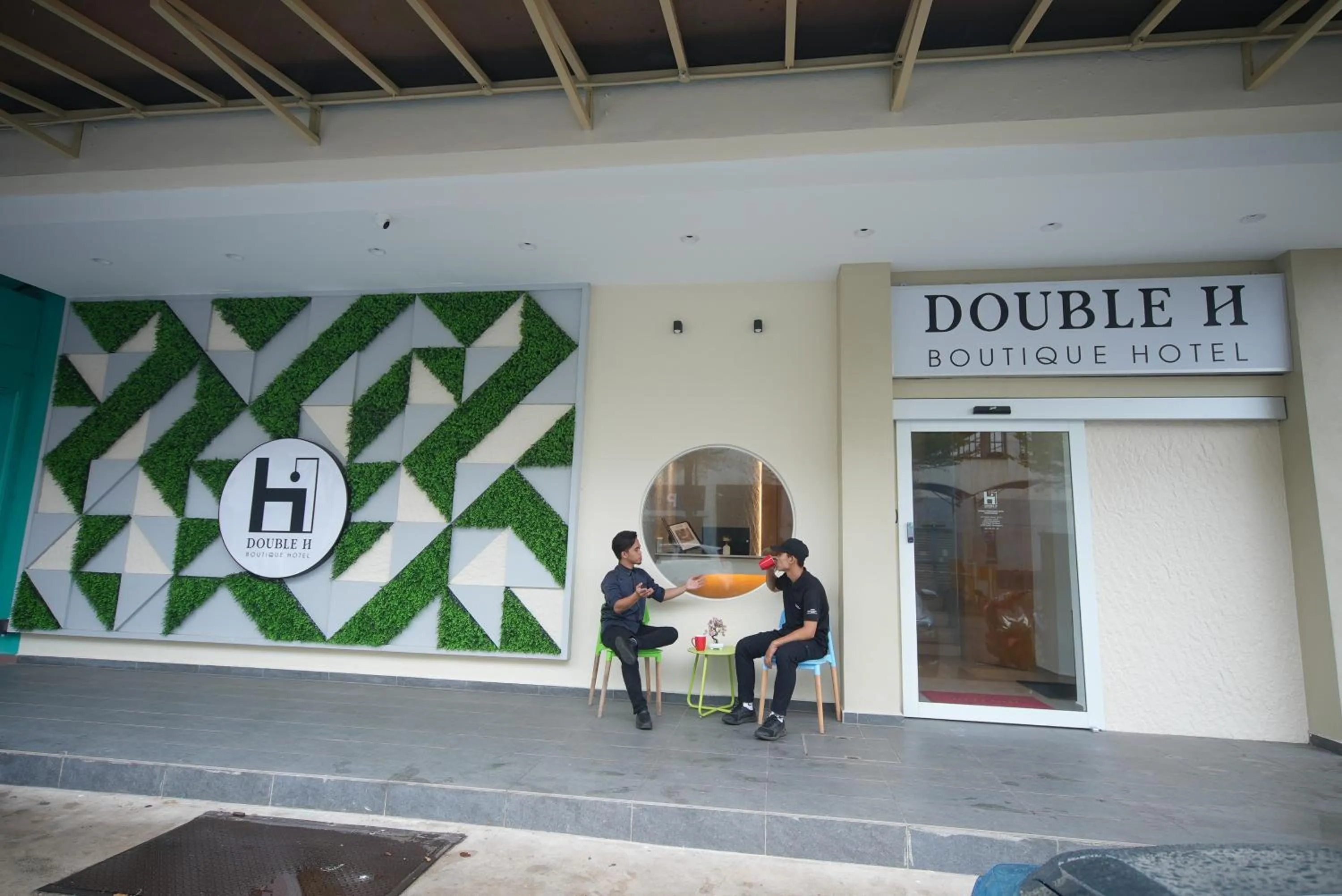 Property building in Double H Boutique Hotel