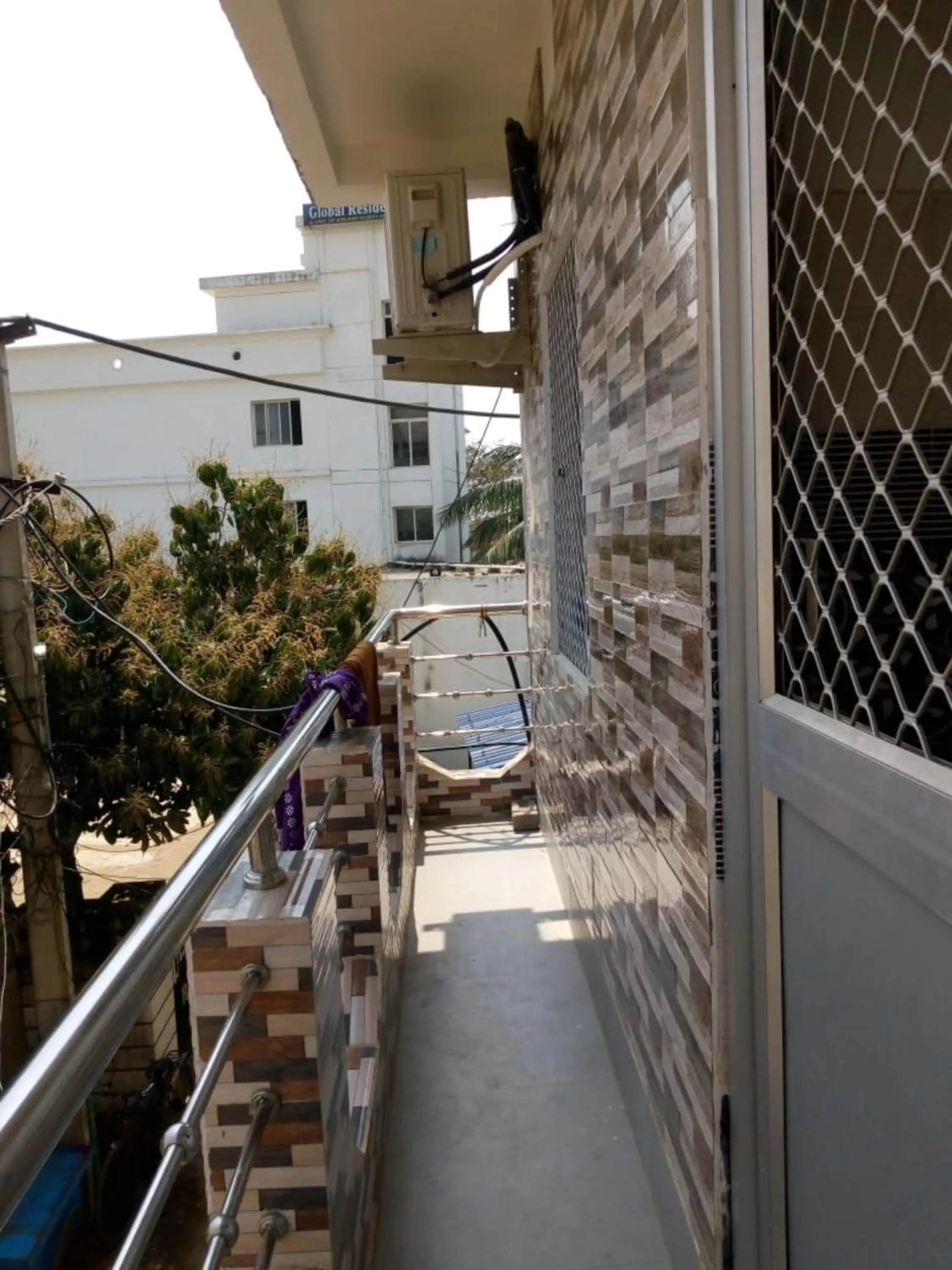 Balcony/Terrace in Goroomgo Pranab Sadan Puri