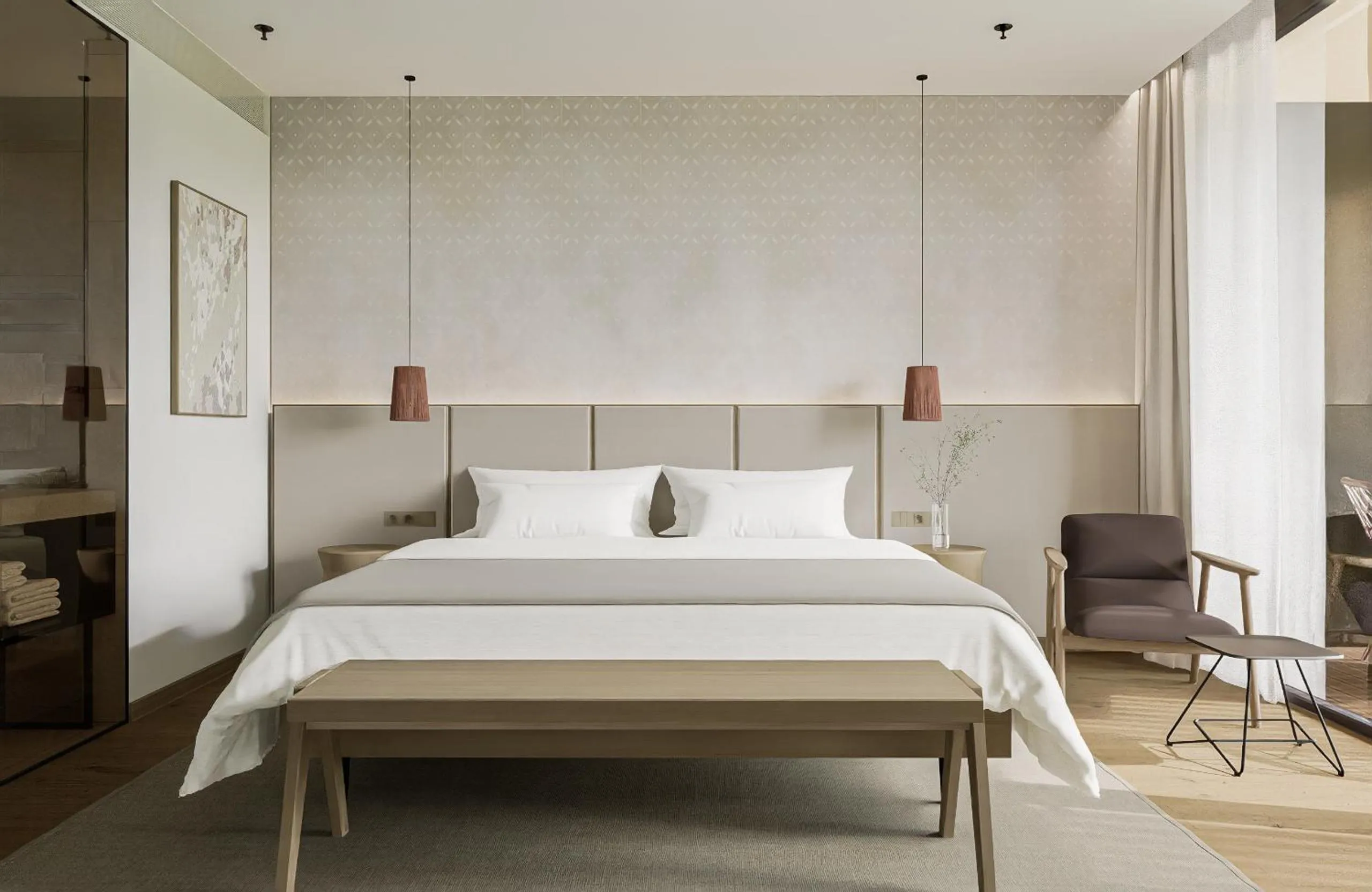 Bed in Hotel Materra