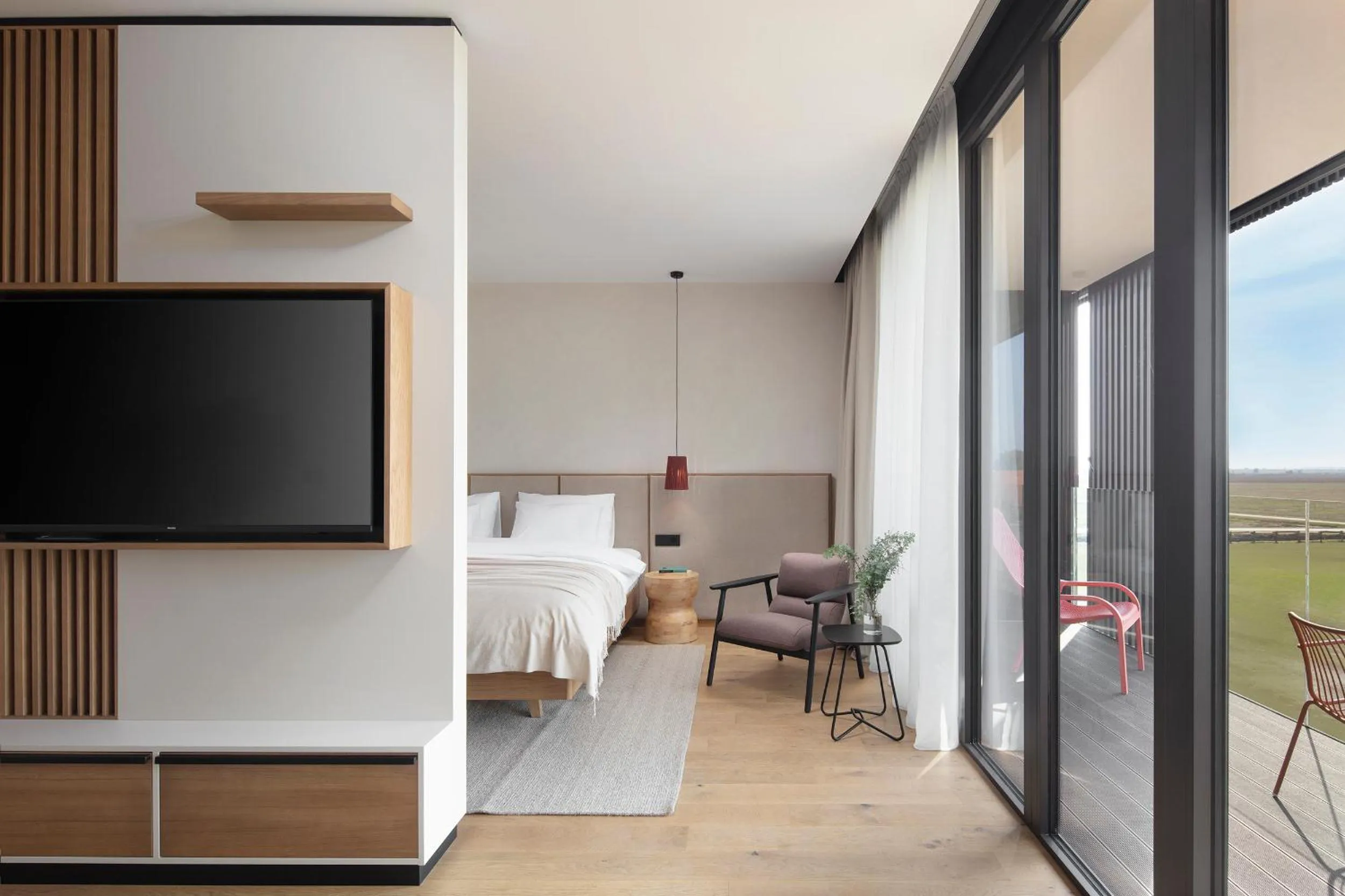 TV and multimedia, Bed in Hotel Materra