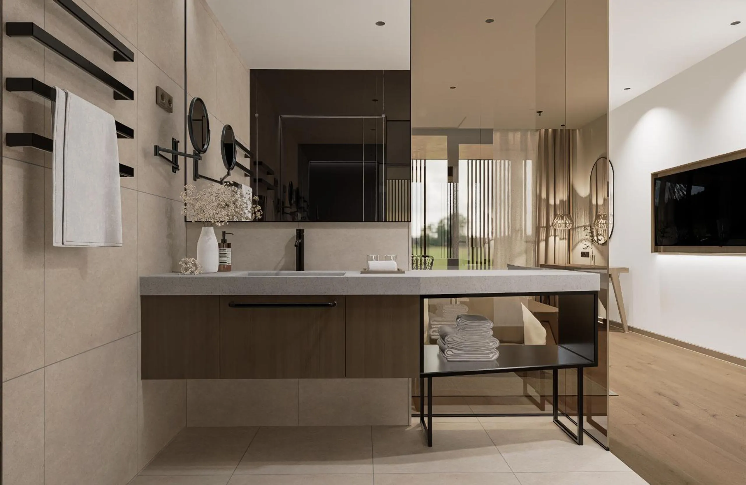 Bathroom in Hotel Materra