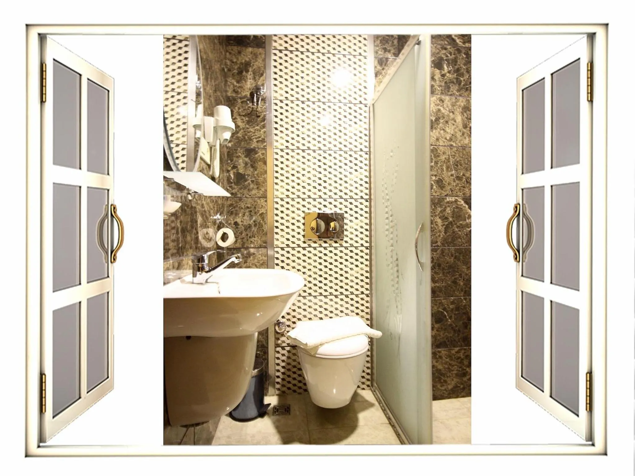 Bathroom in Venus Hotel Taksim