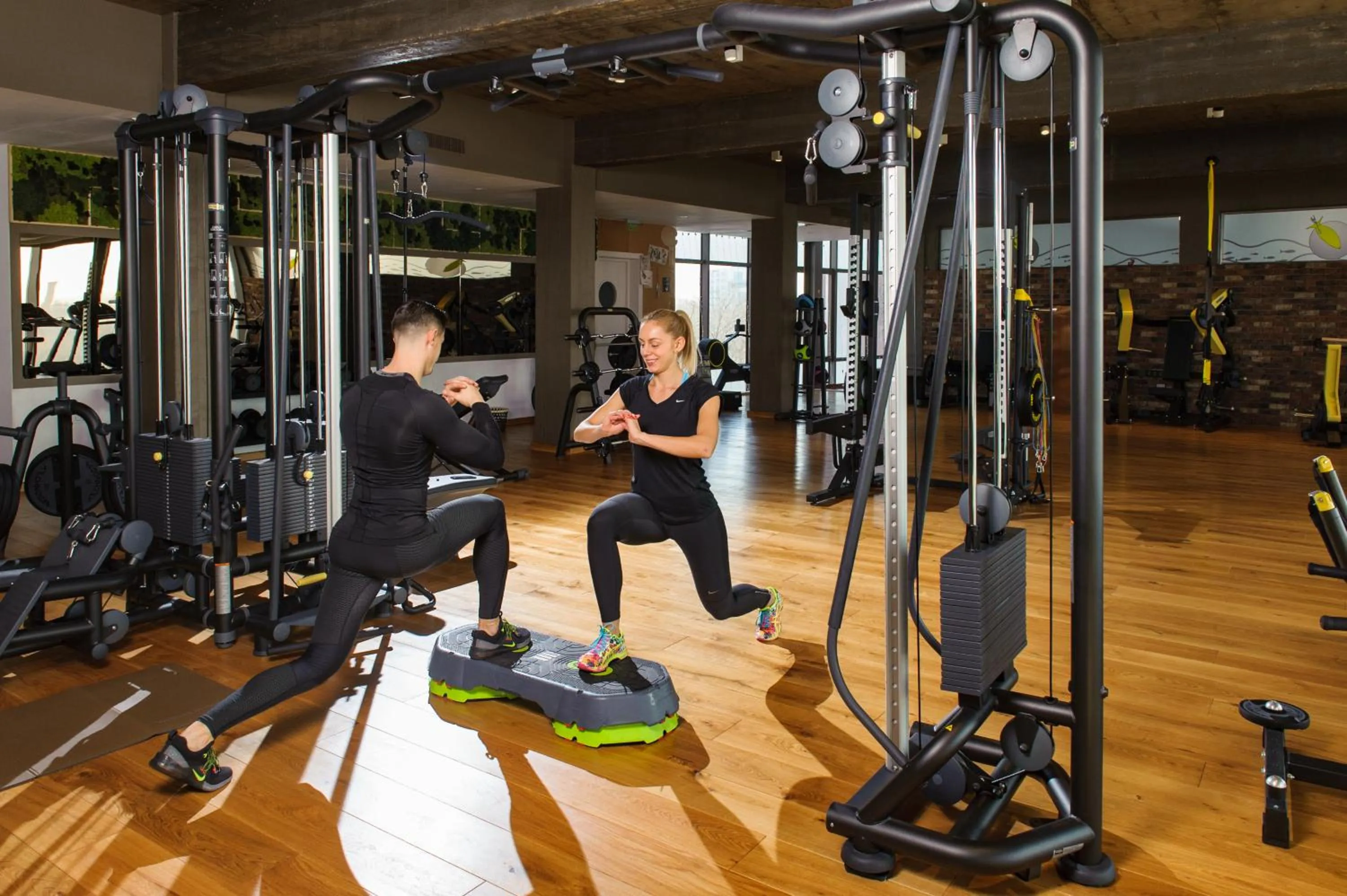 Fitness centre/facilities in Hotel On Plonge Junior
