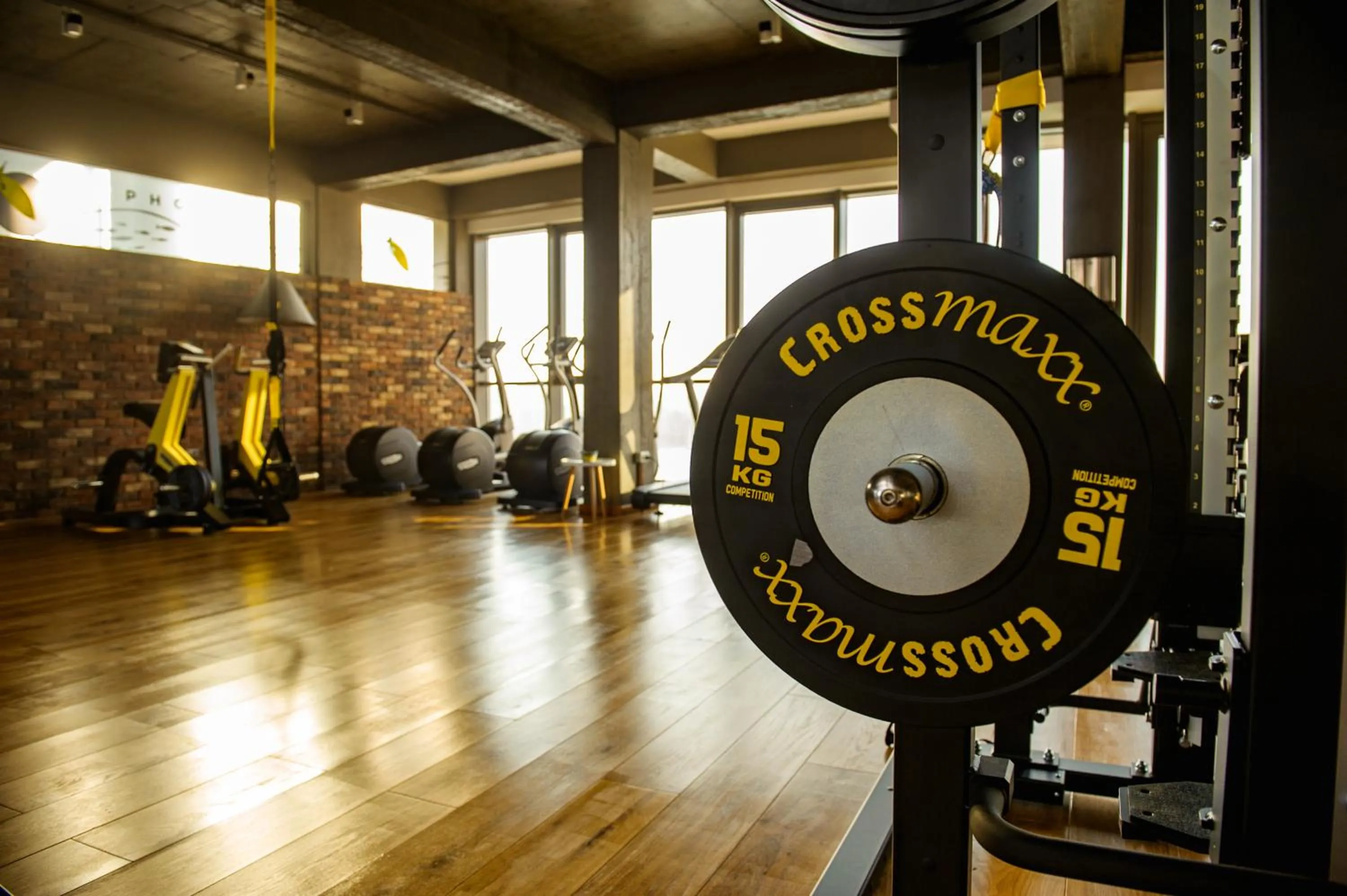 Fitness centre/facilities in Hotel On Plonge Junior