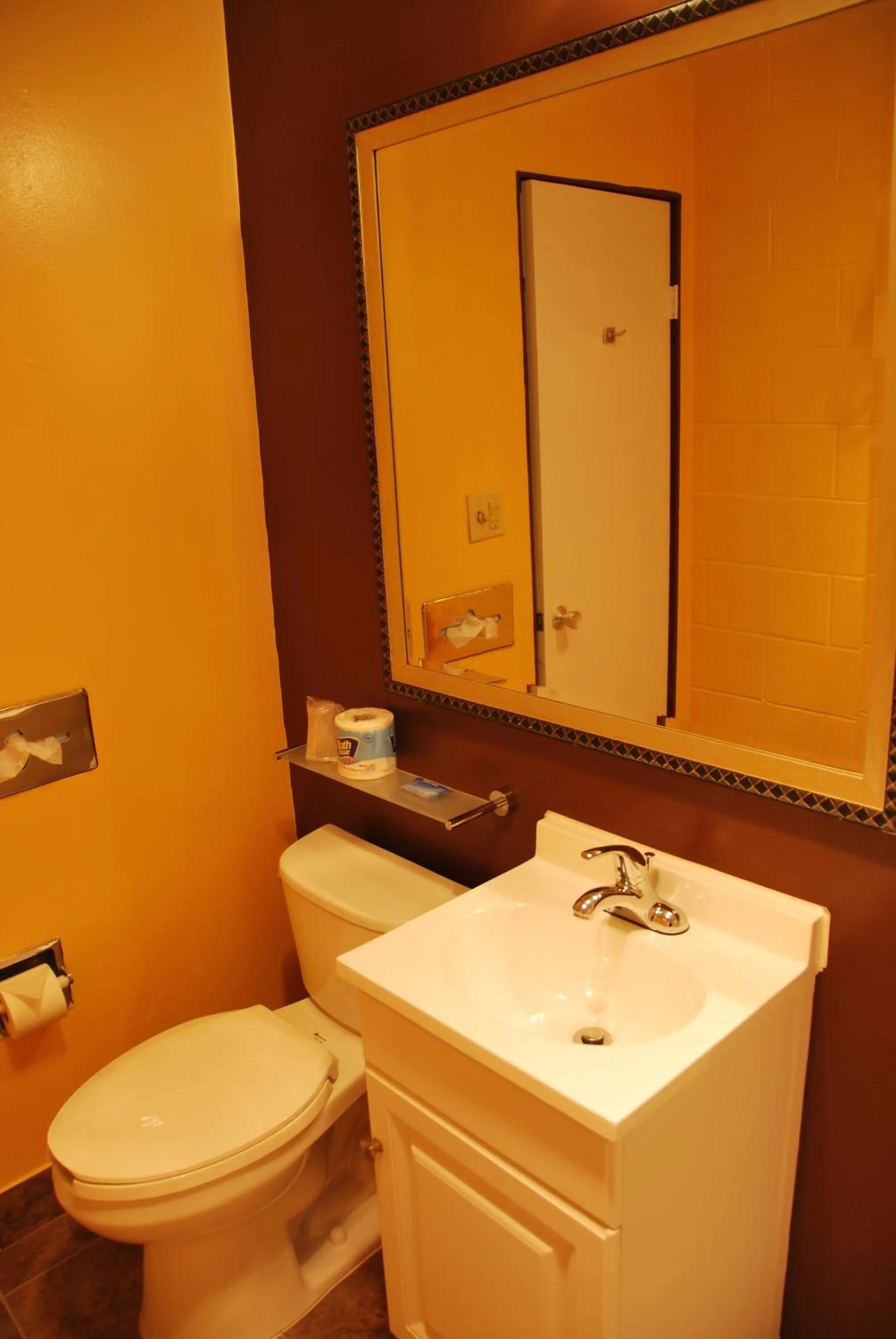 Toilet in Imperial Motel Cortland