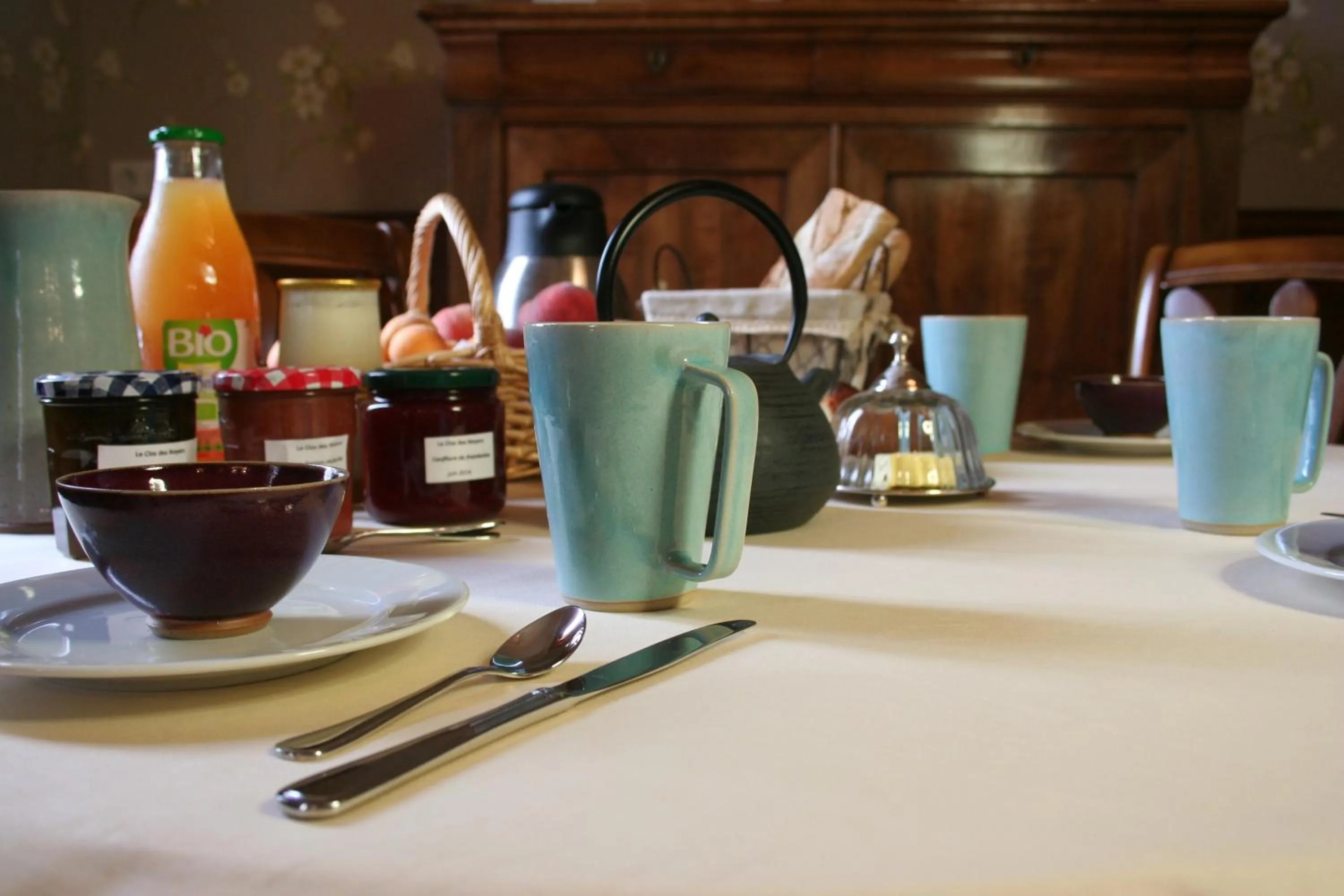 Breakfast in Le Clos des Noyers