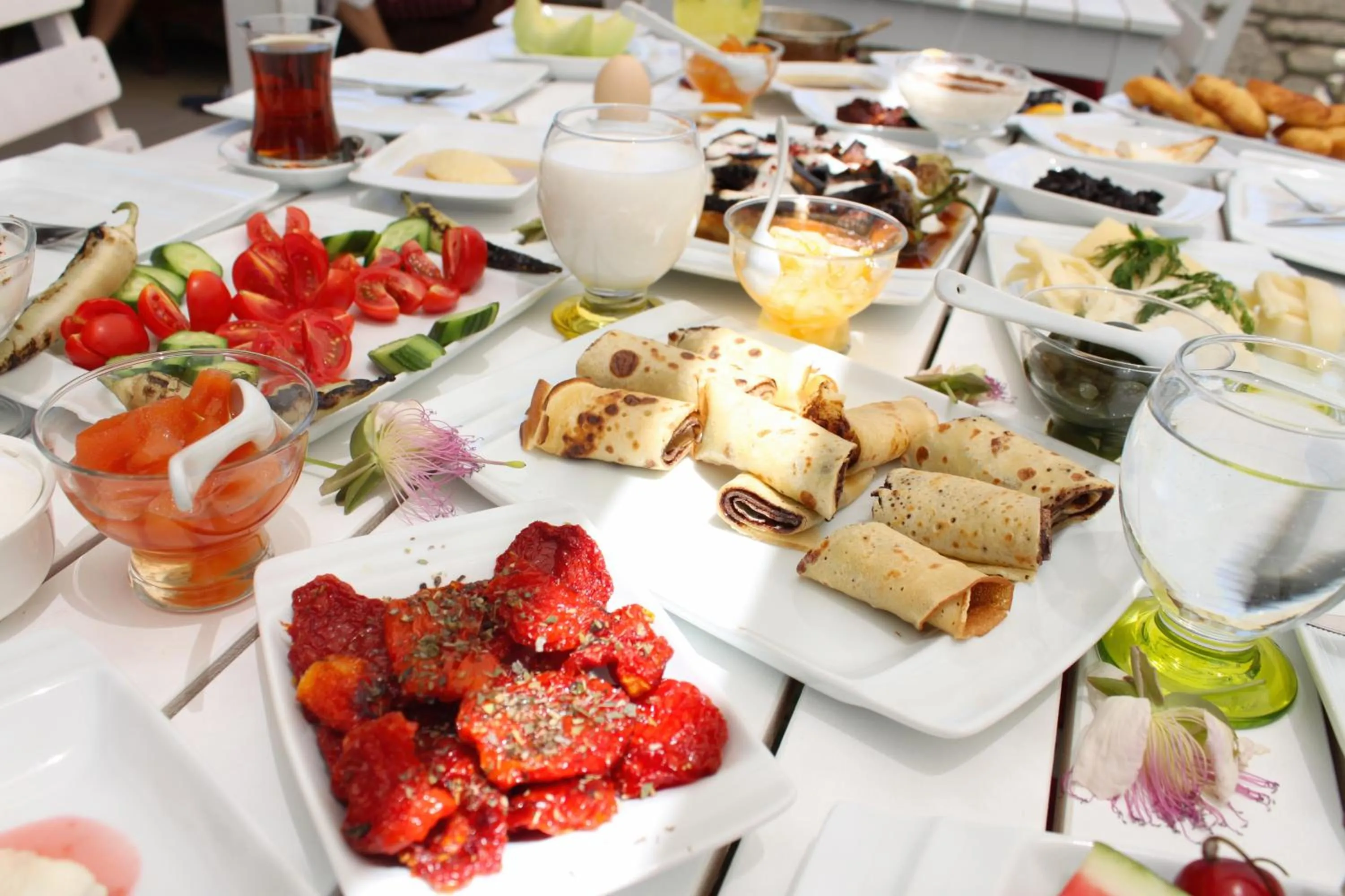 Breakfast in Alacati Eldoris Butik Hotel