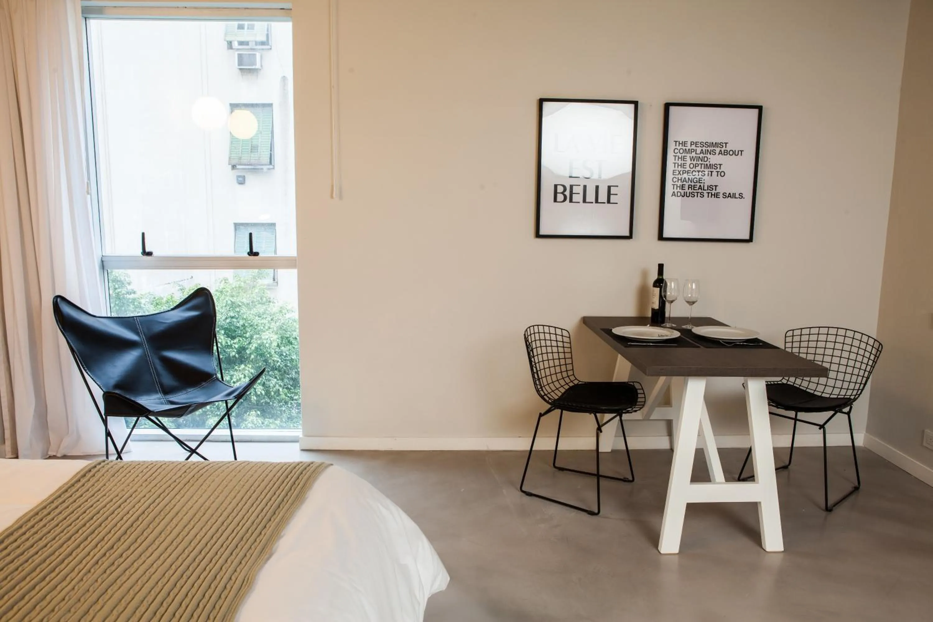 Living room in Babel Studios