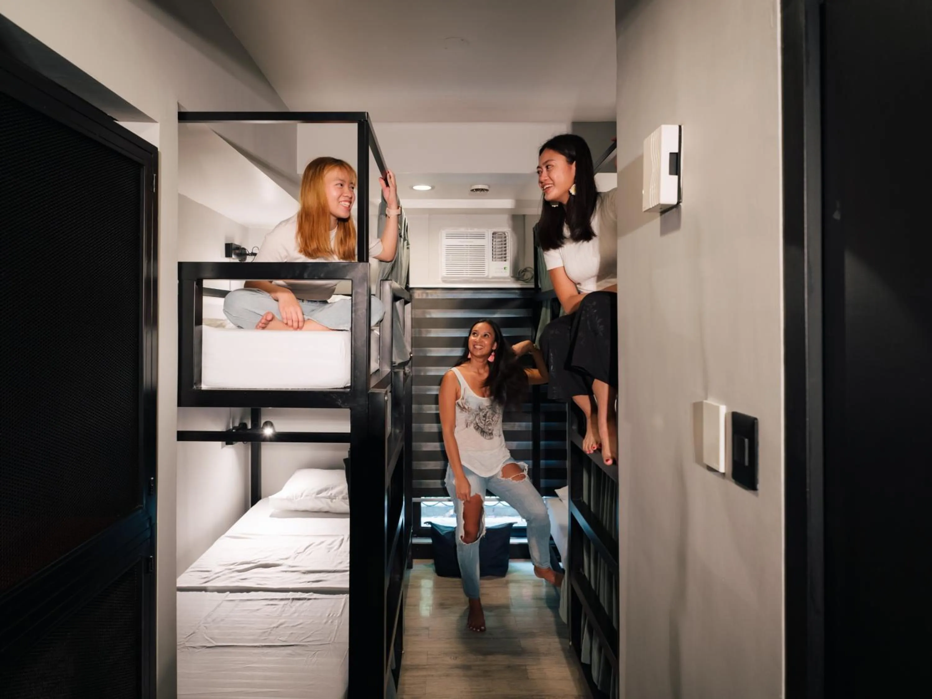 Bed in Mad Monkey Manila