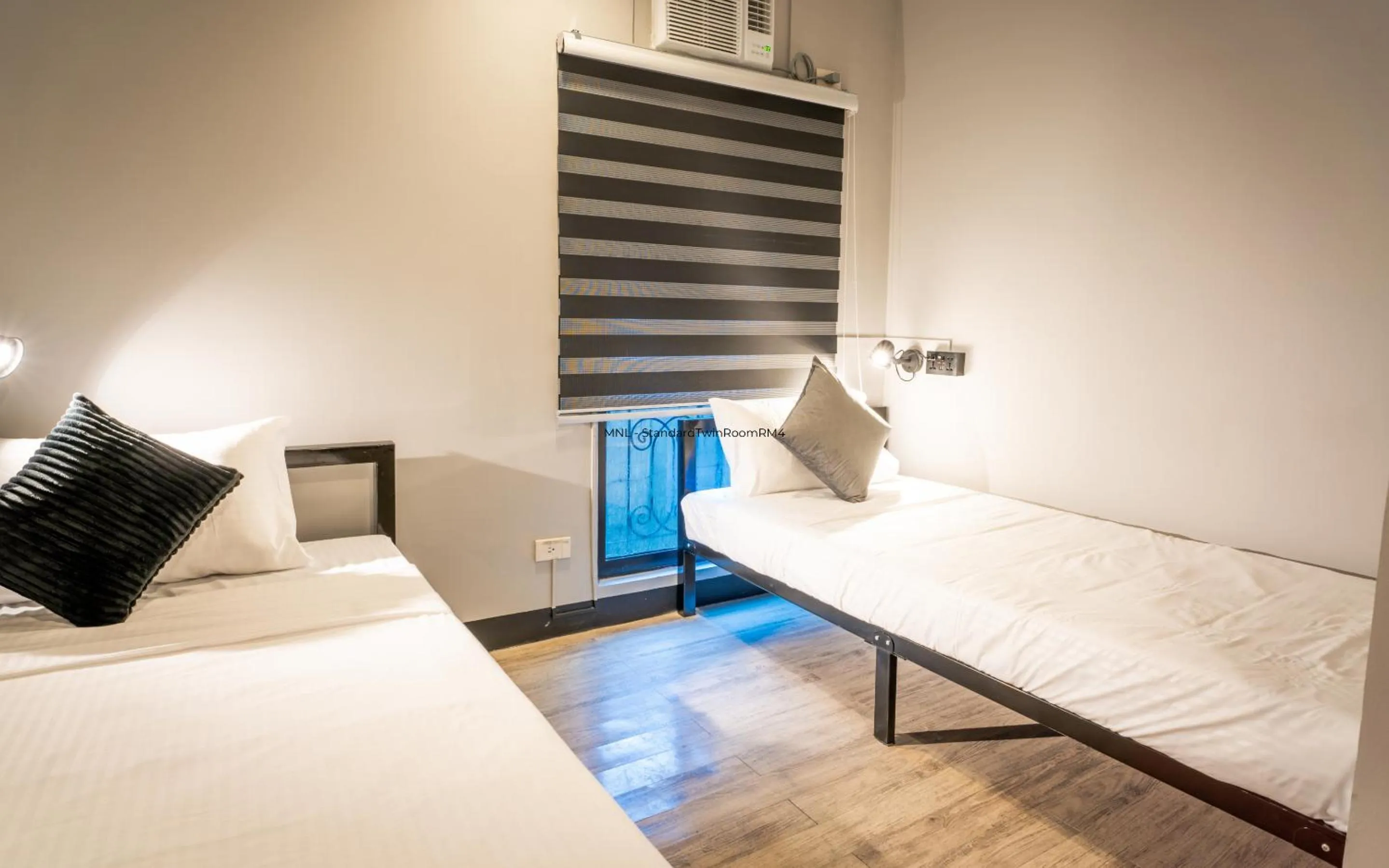 Bed in Mad Monkey Manila