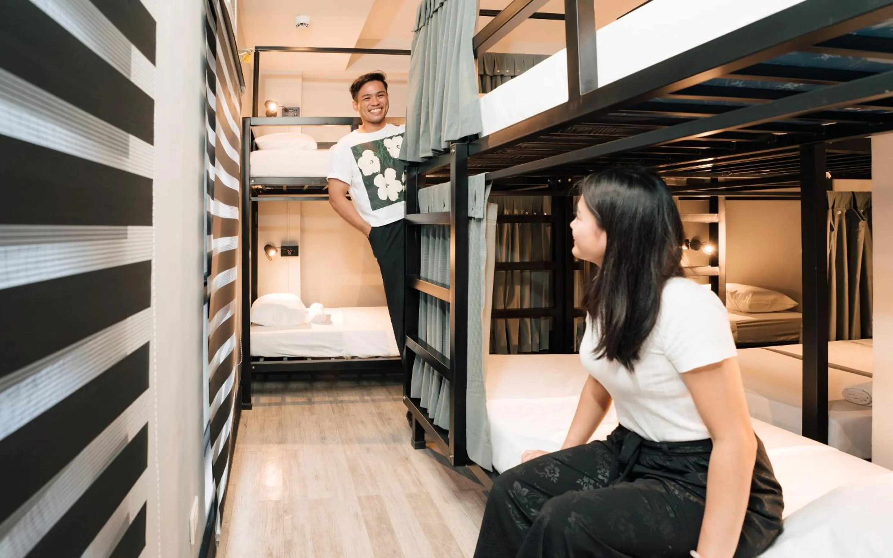 Bed in Mad Monkey Manila