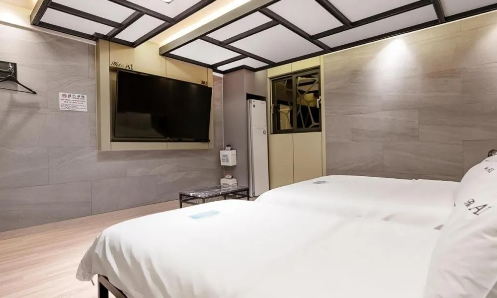 Photo of the whole room, Bed in Pohang A1 Hotel Yeongildae Branch