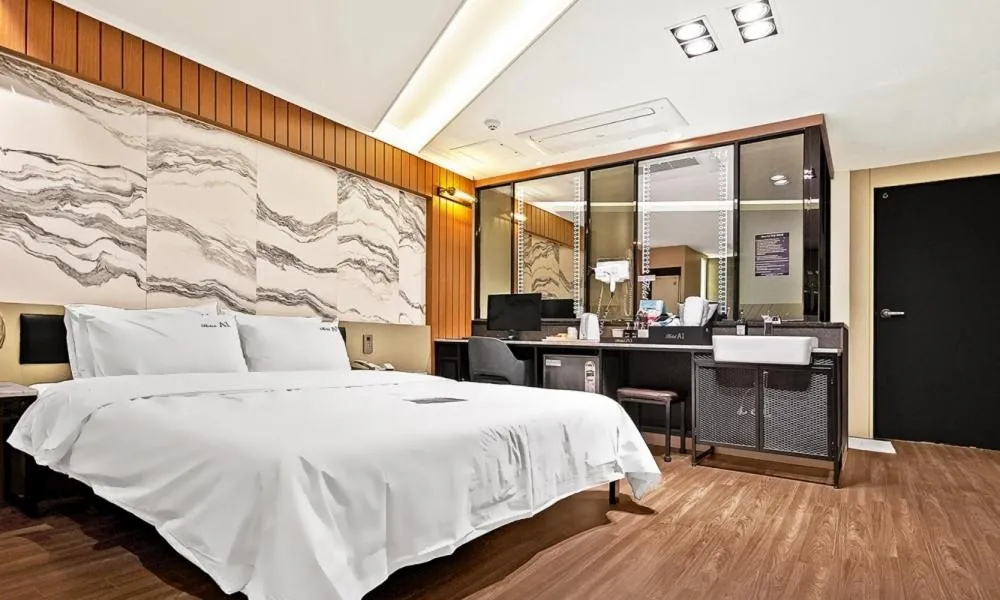 Photo of the whole room, Bed in Pohang A1 Hotel Yeongildae Branch