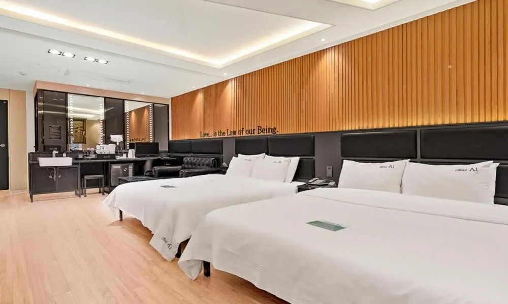 Photo of the whole room, Bed in Pohang A1 Hotel Yeongildae Branch