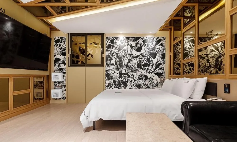 Photo of the whole room, Bed in Pohang A1 Hotel Yeongildae Branch